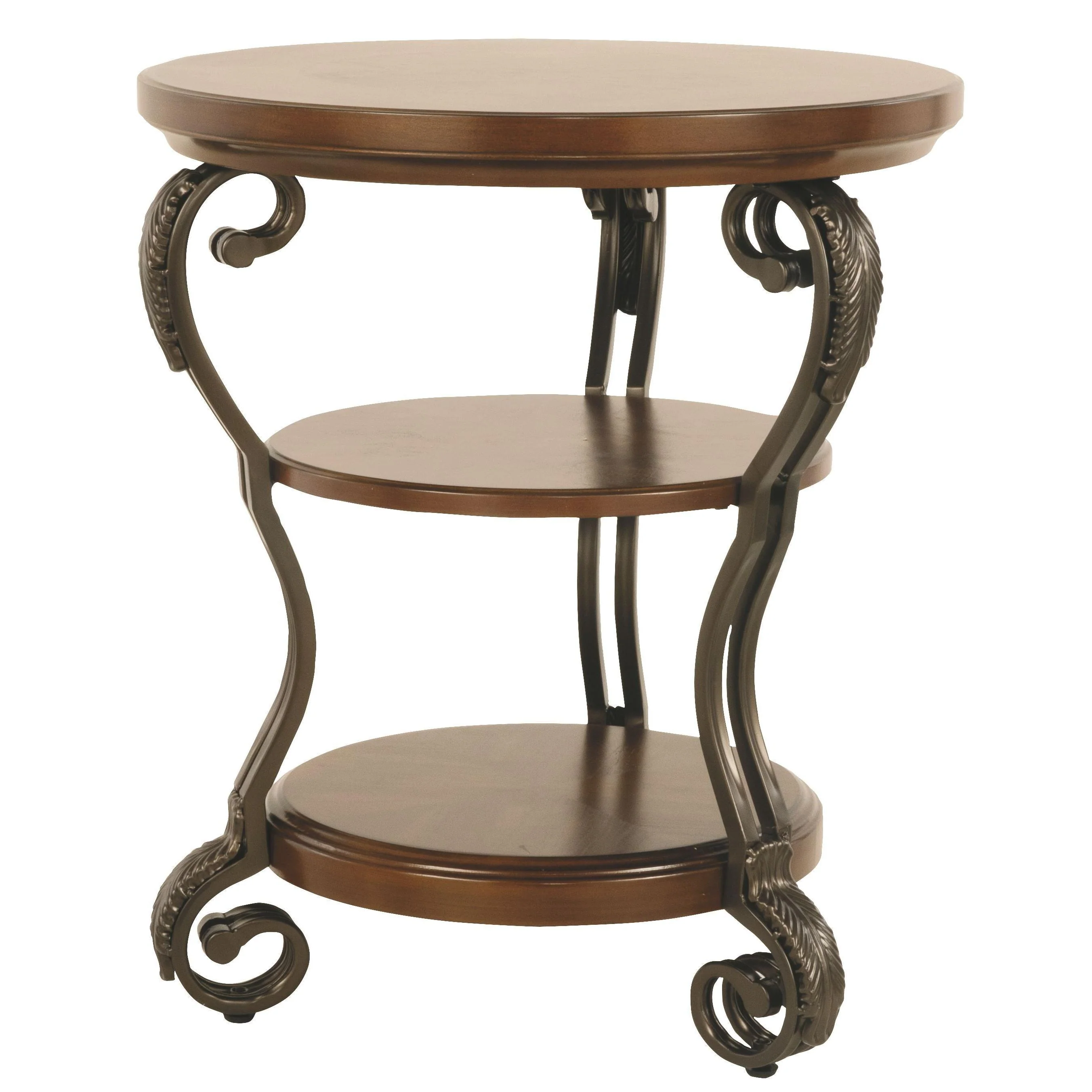 Nestor - Medium Brown - Chair Side End Table - Image 4