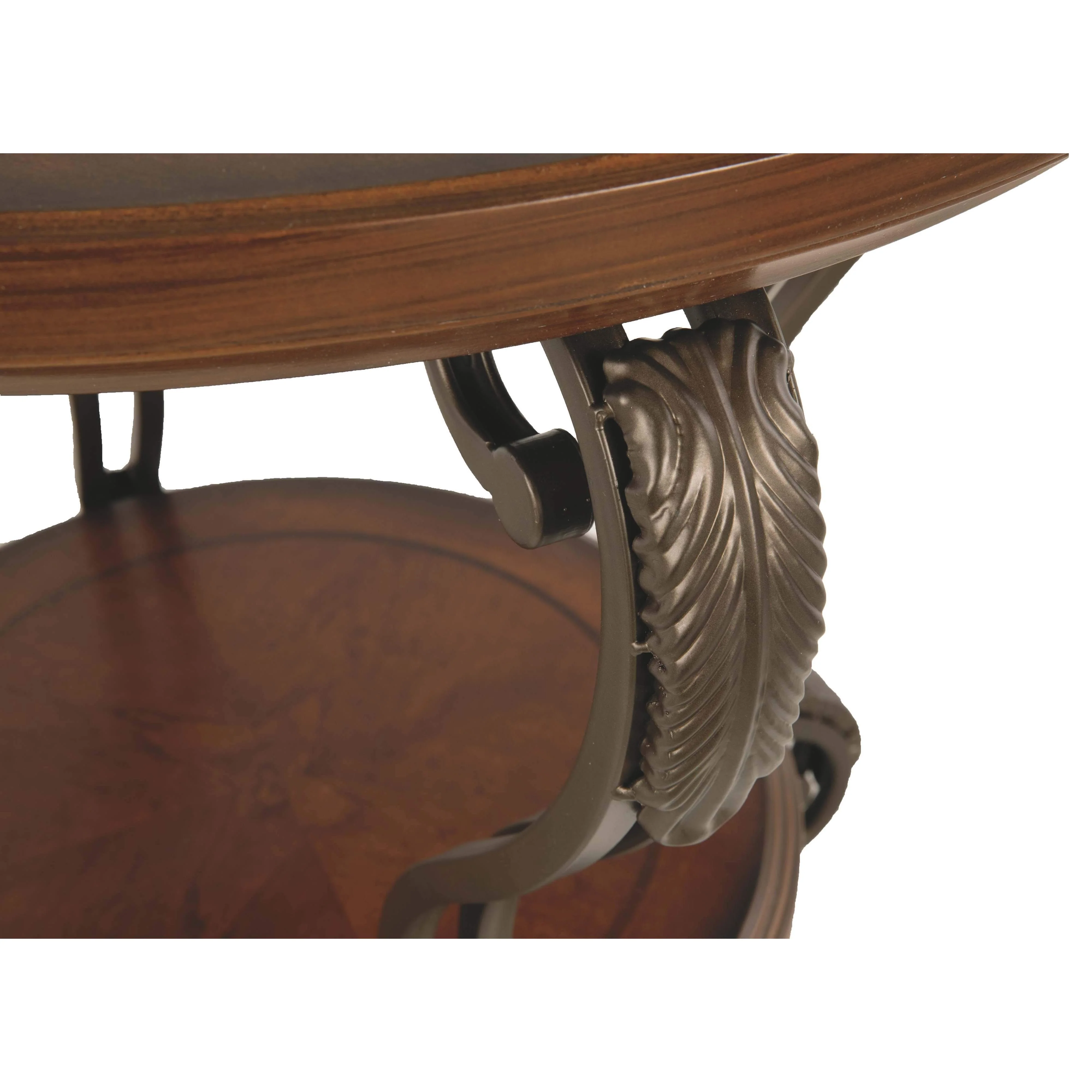 Nestor - Medium Brown - Round End Table - Image 7