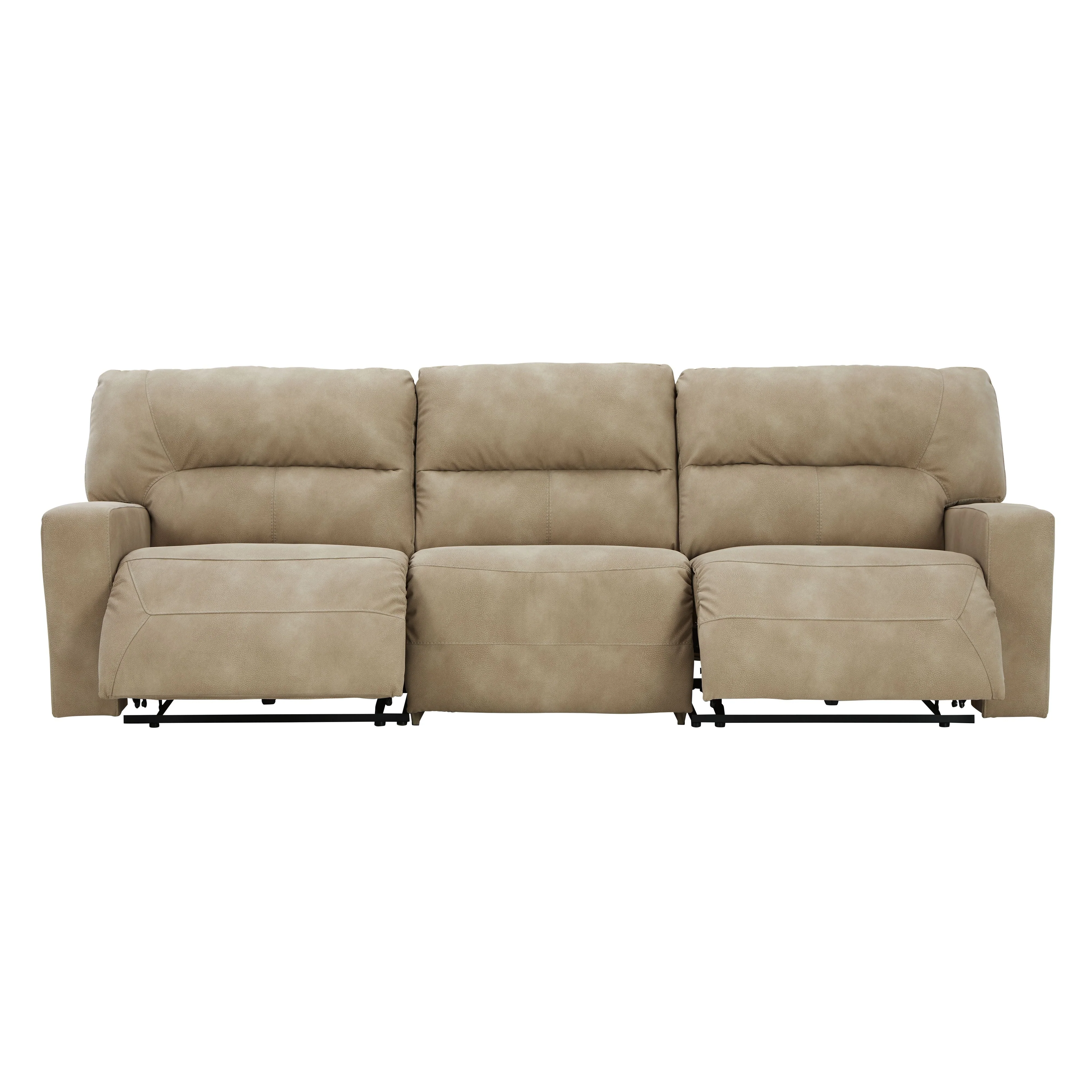 Next-gen Durapella - Sand - Power Reclining 3 Pc Sectional - Image 2