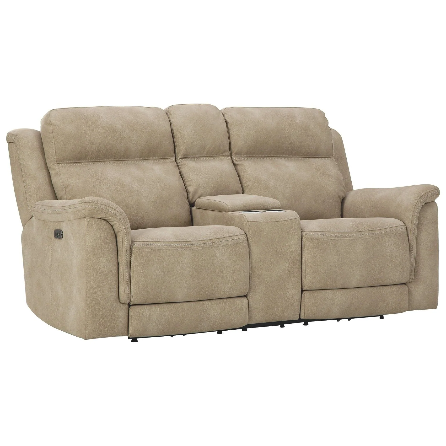 Ashley Next-gen Power Reclining Loveseat/console/adjustible Headrest in Sand - Image 25