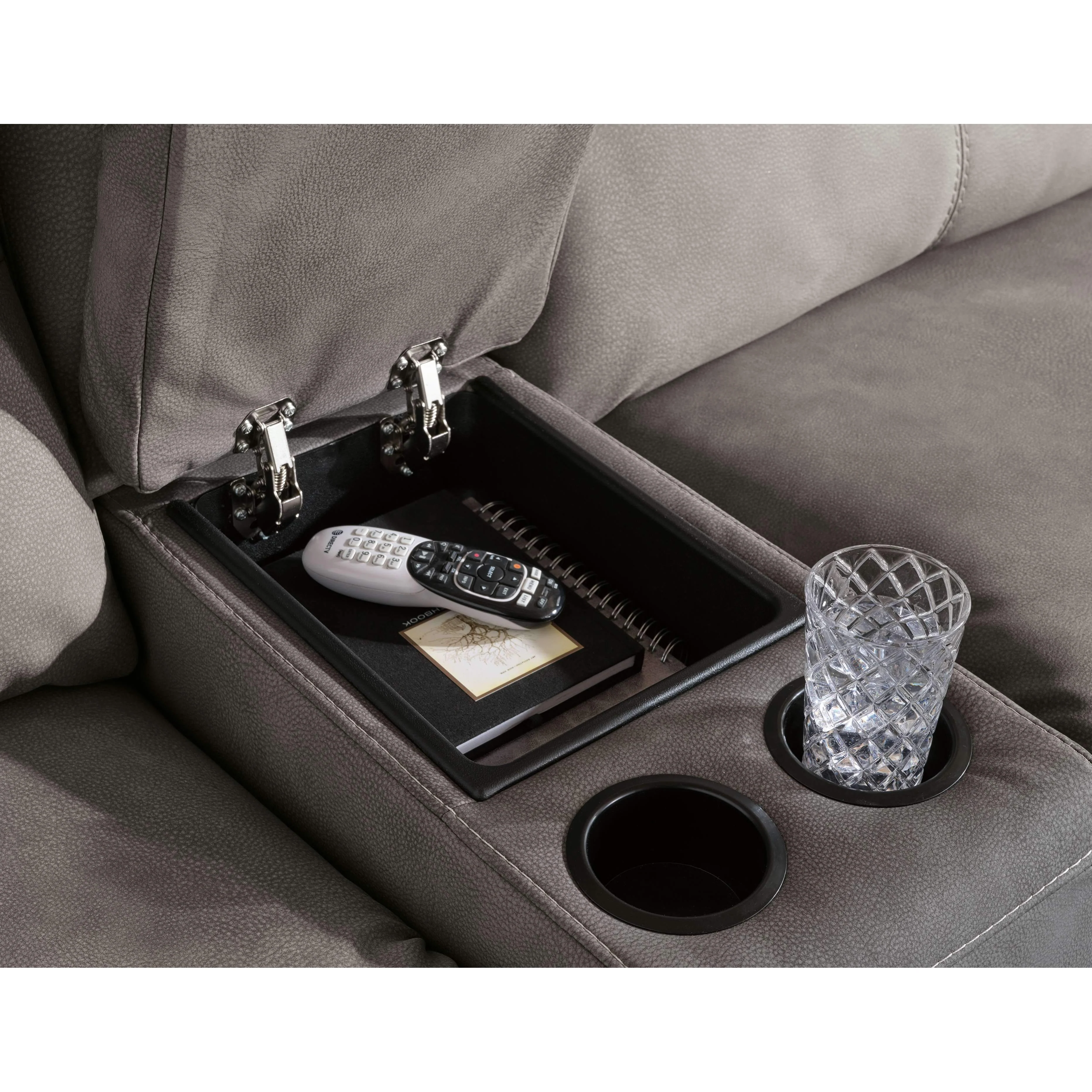 Next-gen Durapella - Slate - Left Arm Facing Power Reclining 3 Pc Sectional - Image 10