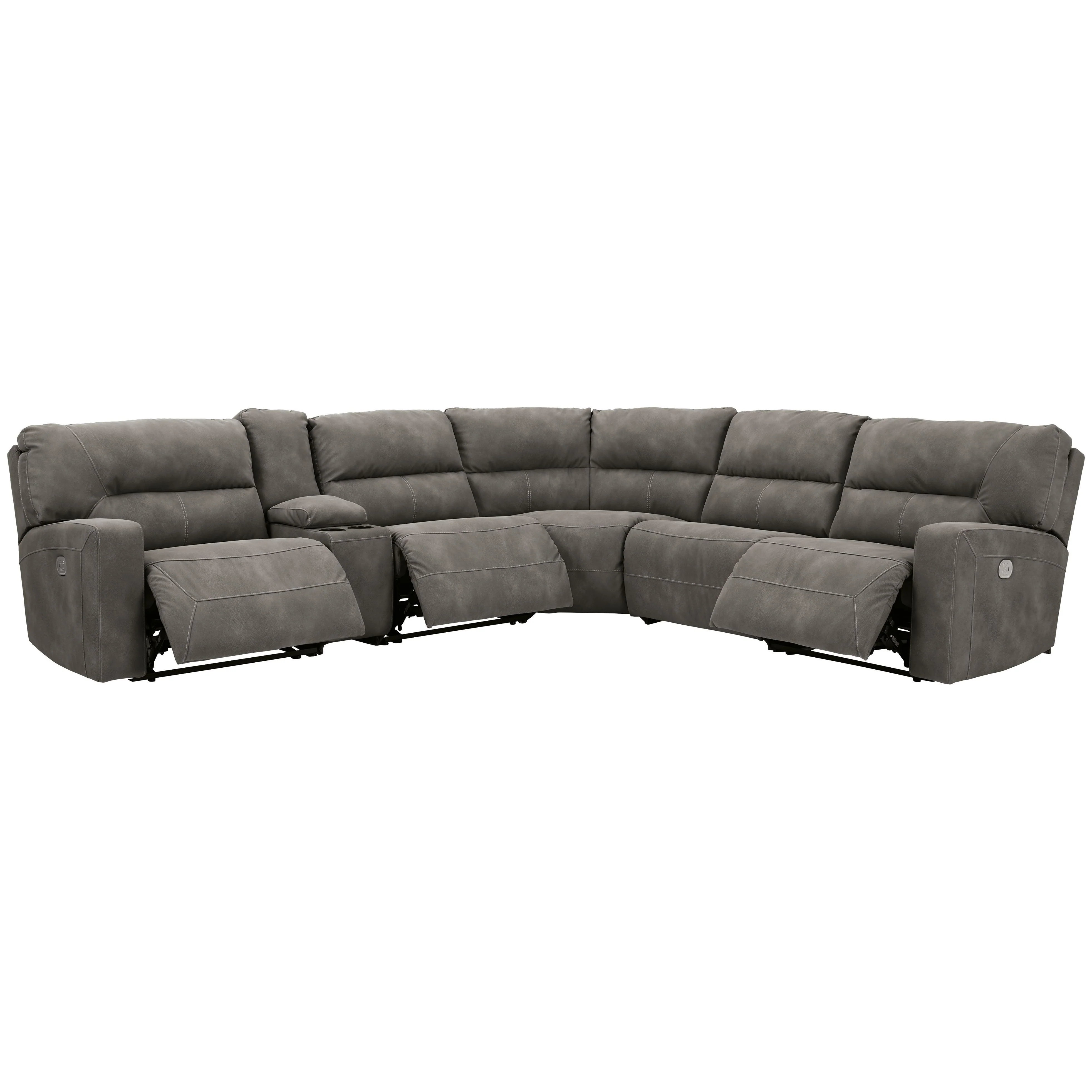 Next-gen Durapella - Slate - Left Arm Facing Power Reclining 6 Pc Sectional - Image 11