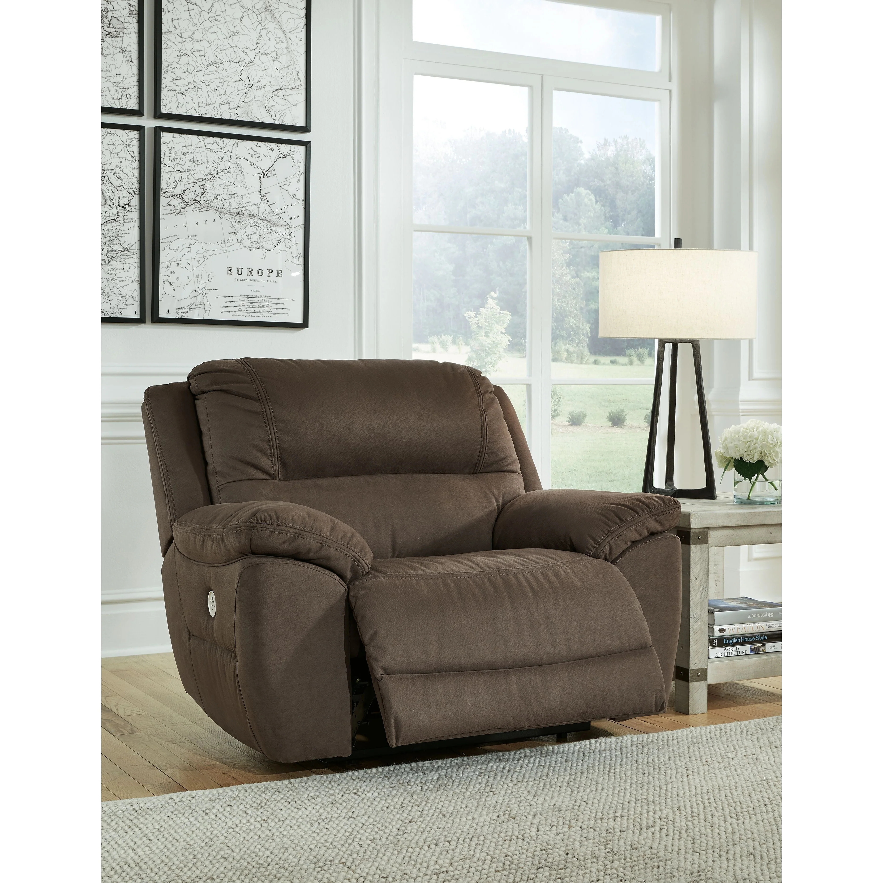 Next-gen Gaucho - Espresso - Zero Wall Power Wide Recliner - Image 7