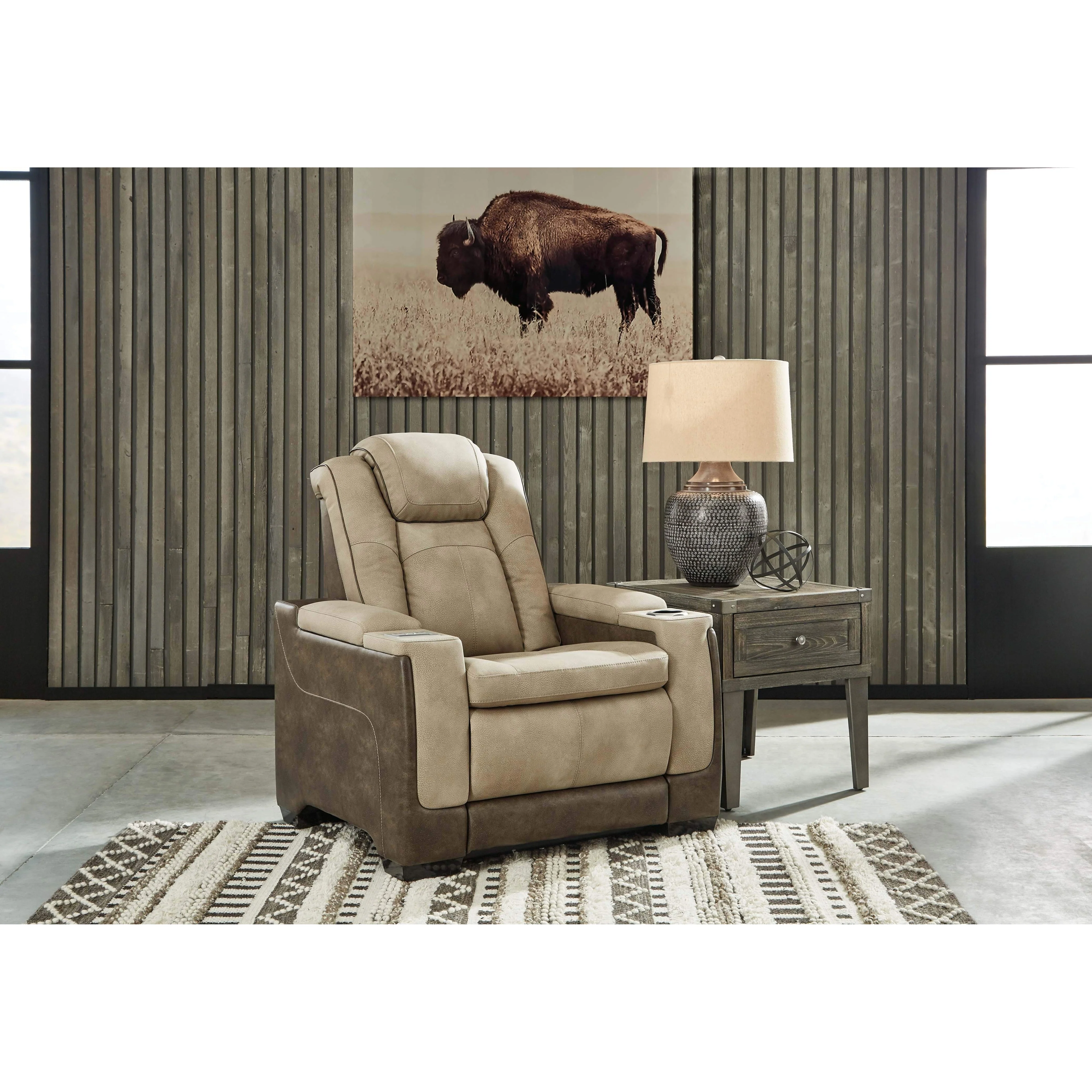 Next-gen - Light Brown - Pwr Recliner/adj Headrest - Image 2