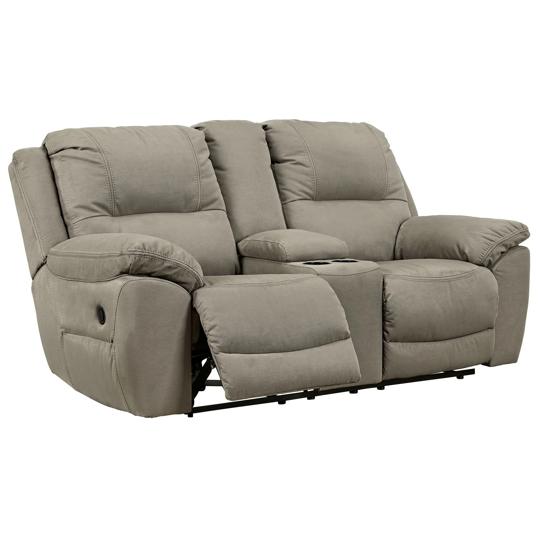 Next-gen - Putty - Dbl Rec Loveseat W/console - Image 3
