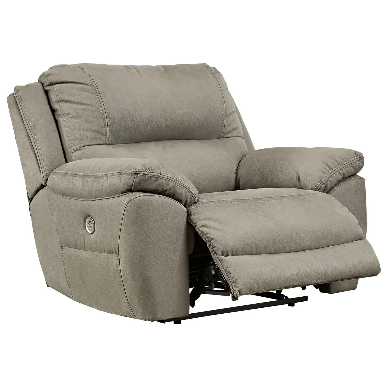 Next-gen - Putty - Zero Wall Power Wide Recliner - Image 11