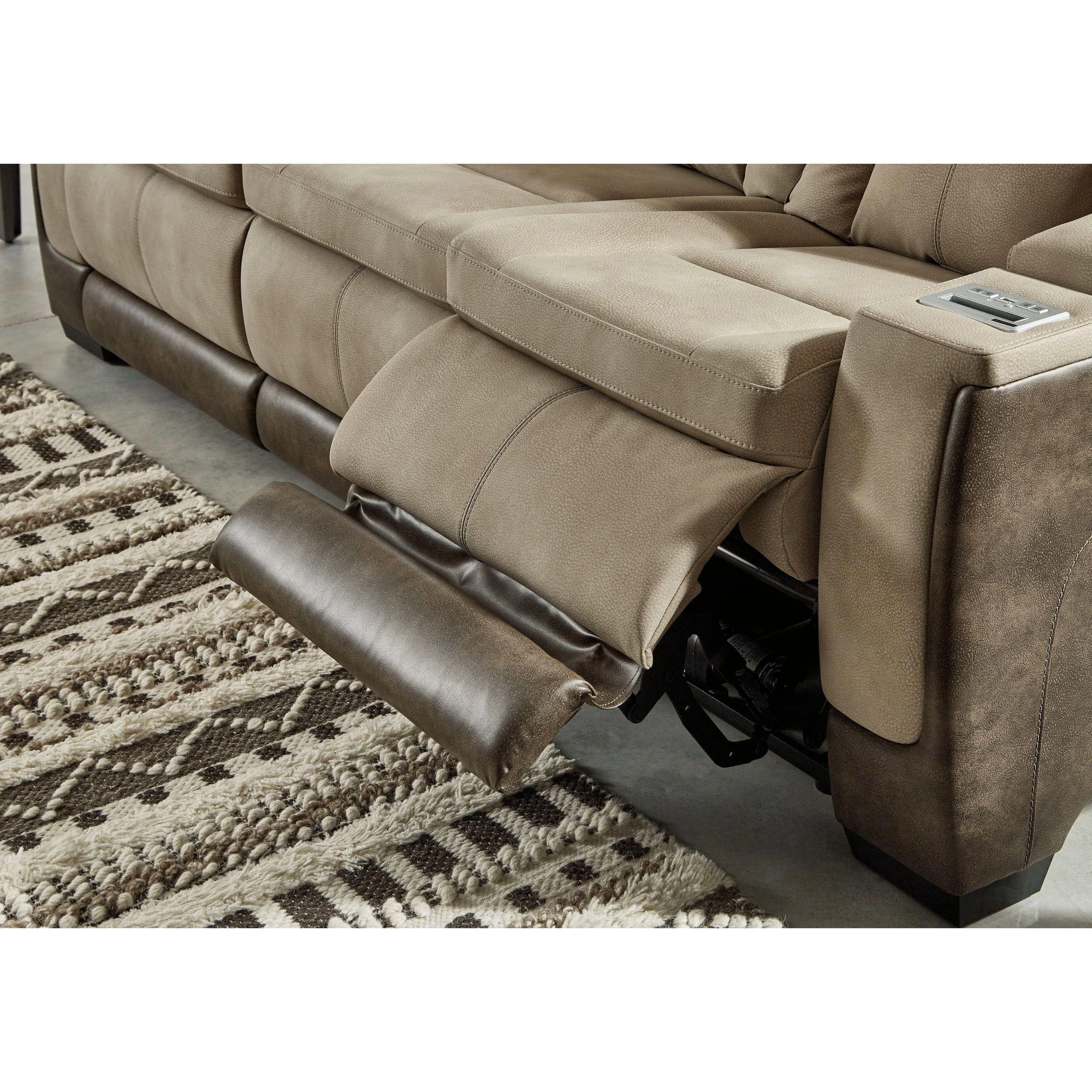 Next-Gen - Sand - Pwr Rec Sofa With Adj Headrest - Image 8