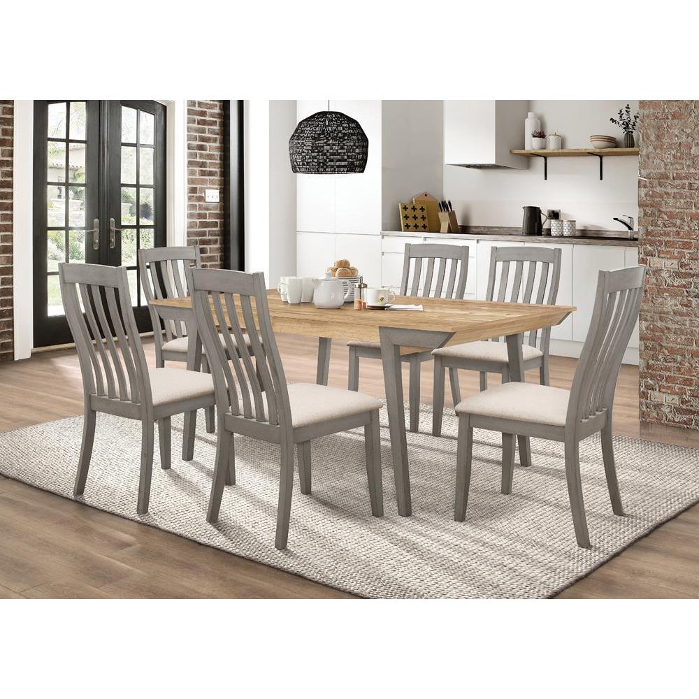 Nogales - Wooden Dining Table - Light Brown - Image 5