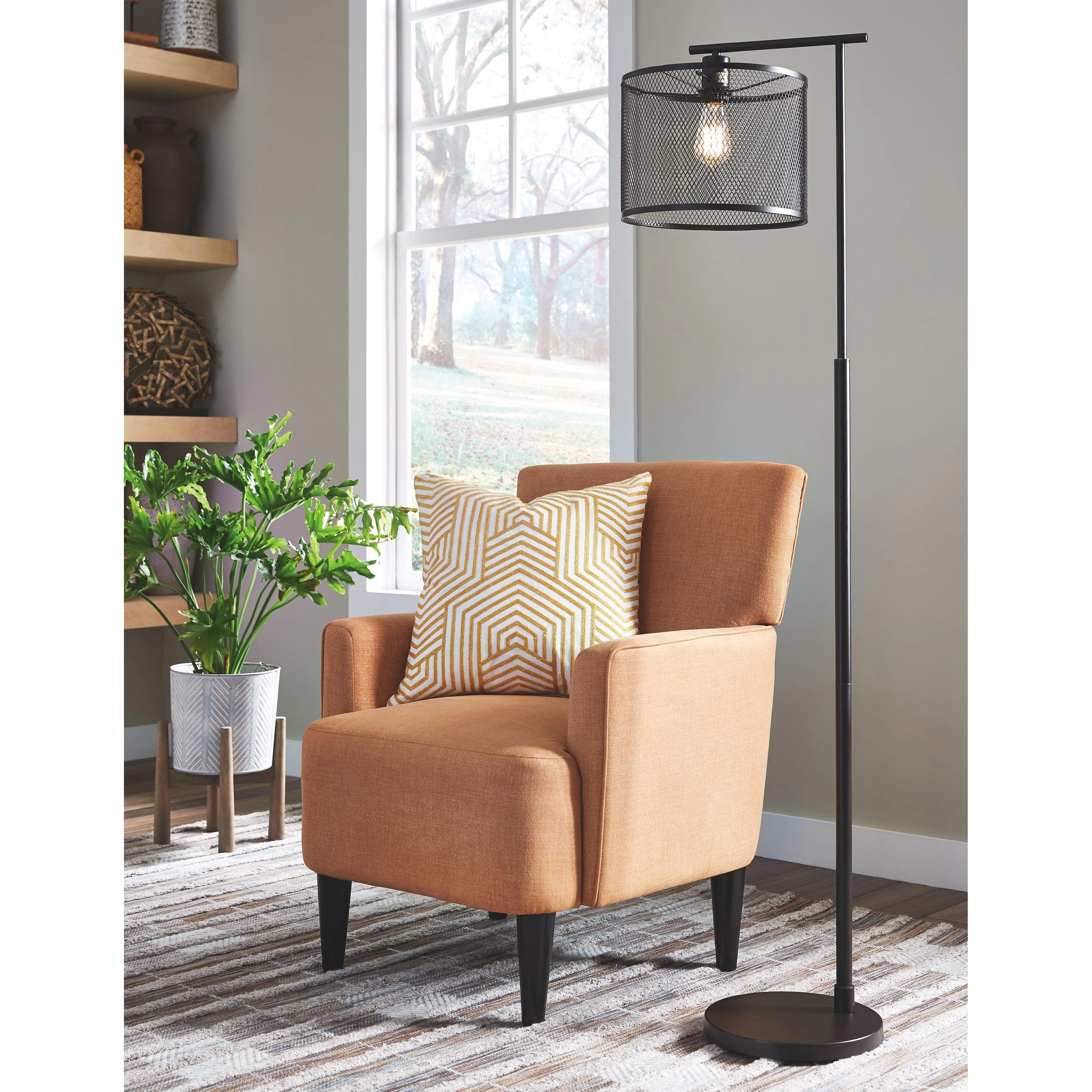 Nolden - Bronze Finish - Metal Floor Lamp (1/cn) - Image 6