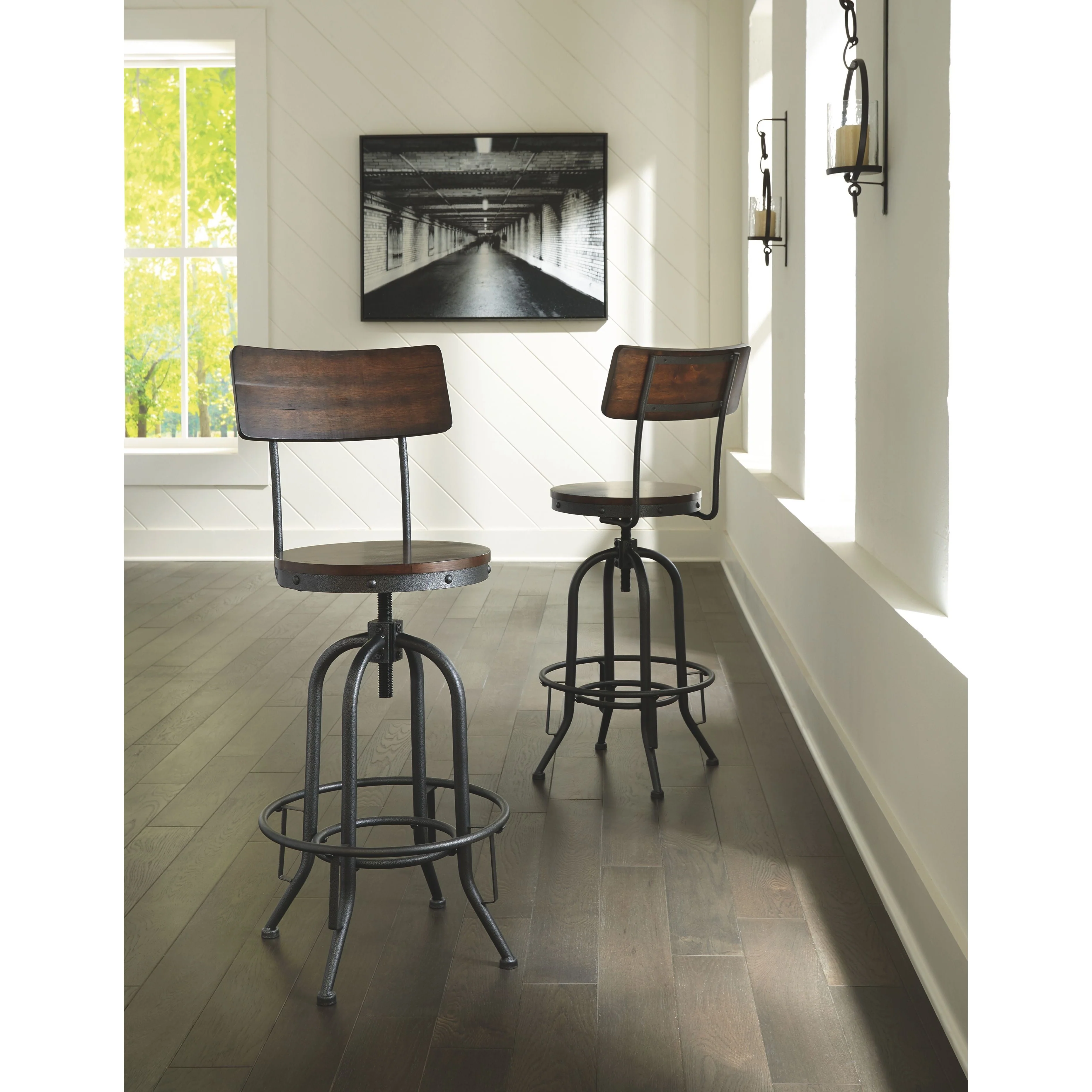 Odium - Brown - Pub Height Bar Stool (set Of 2) - Image 5