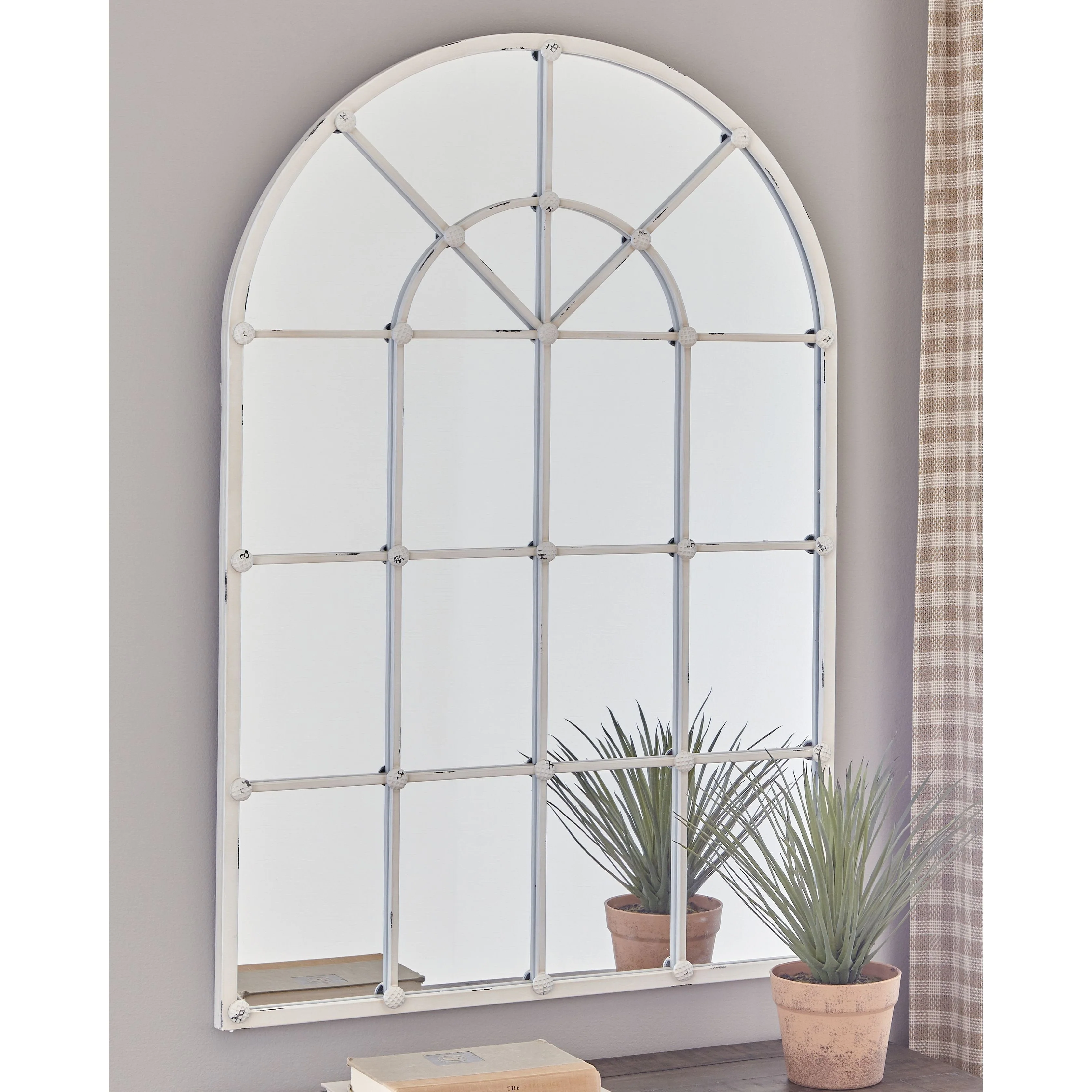 Oengus - Antique White - Accent Mirror - Image 6