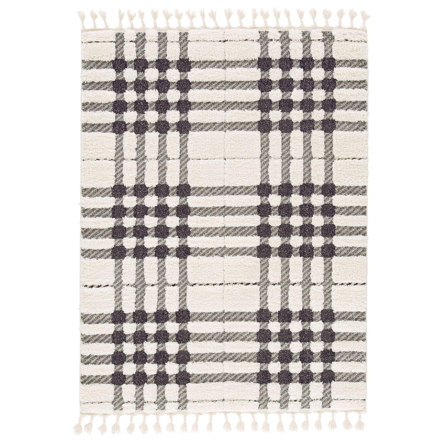 Oladon - White/black/gray - Large Rug - Image 5