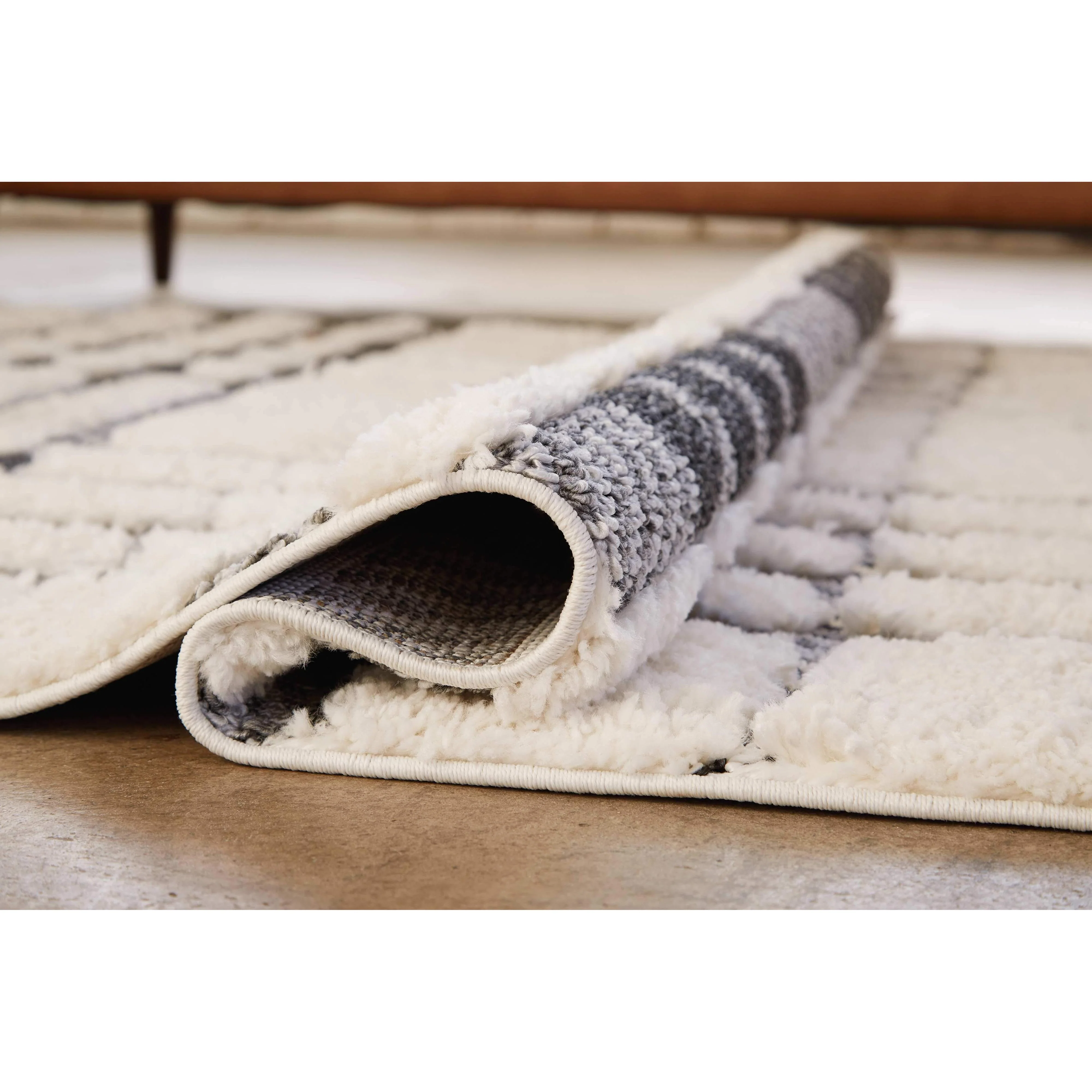 Oladon - White/black/gray - Large Rug - Image 8
