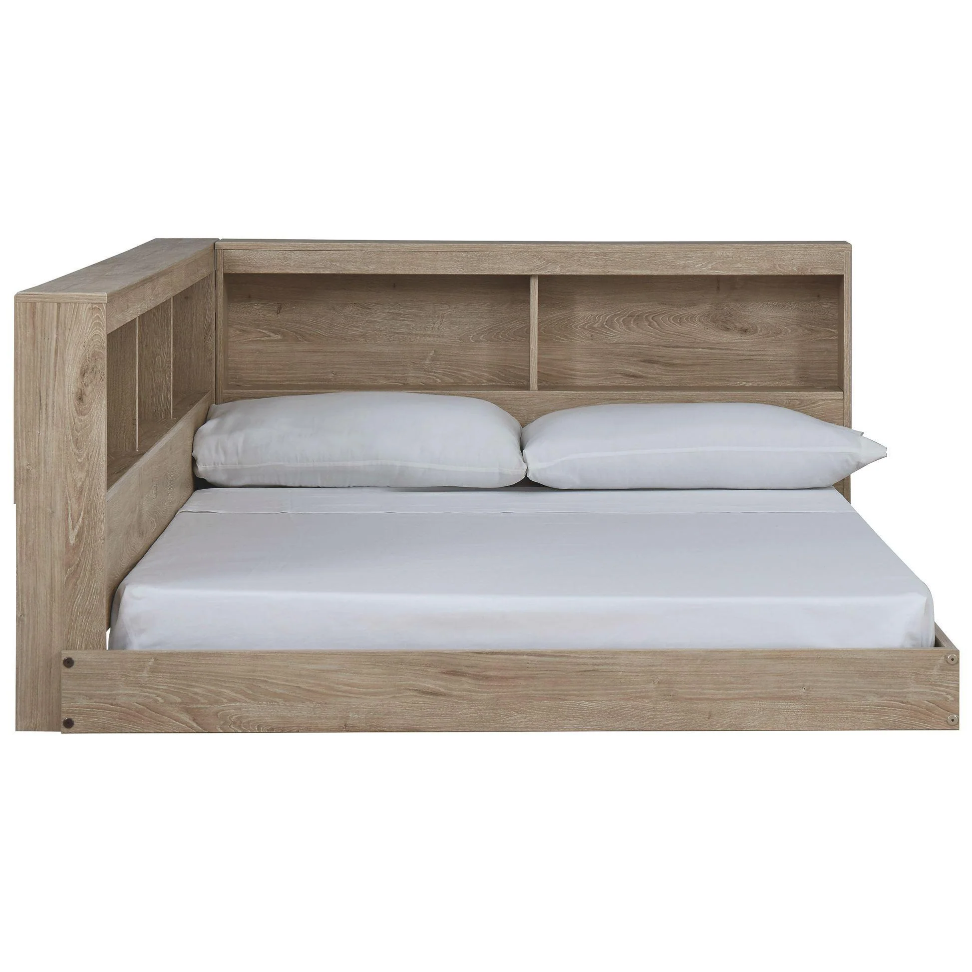 Oliah - Natural - Twin Bookcase Storage Bed - Image 4