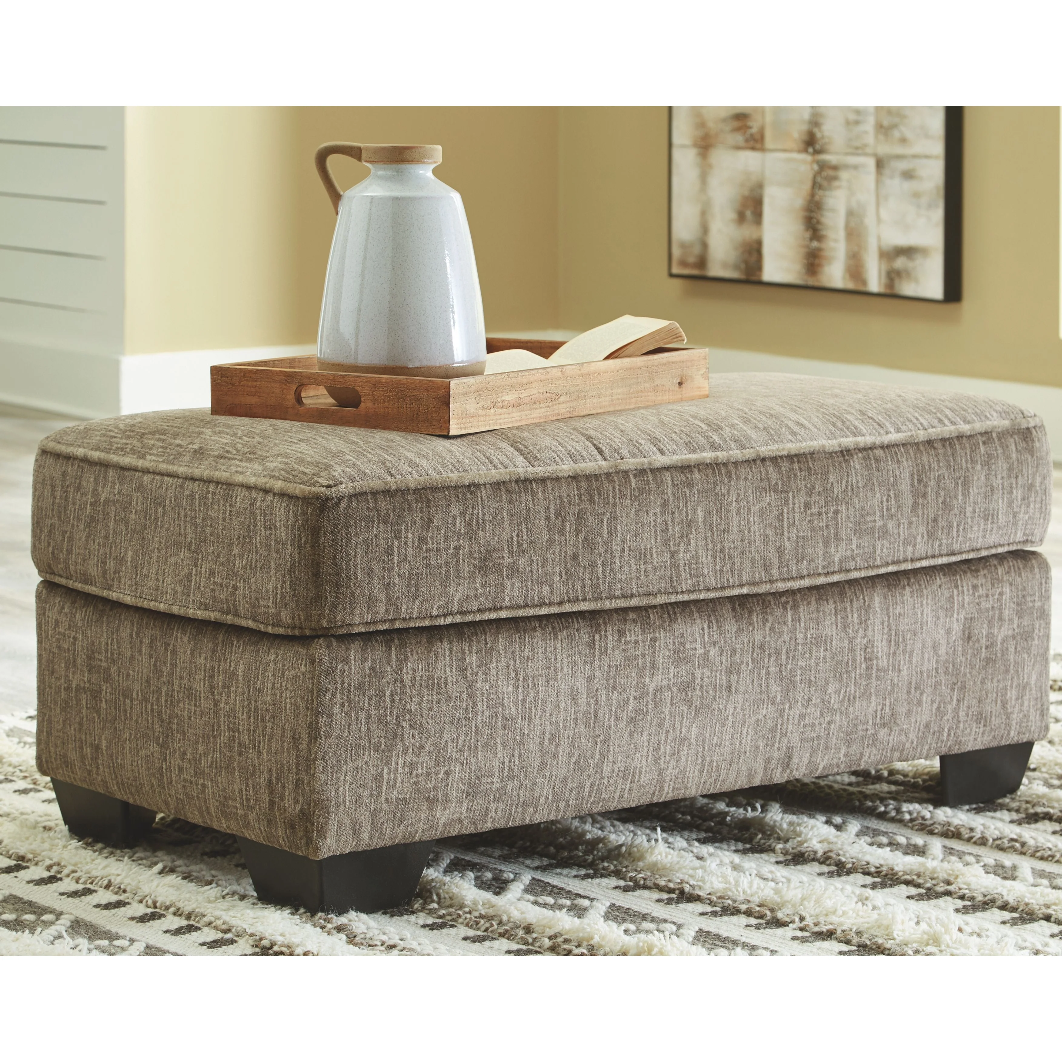 Olin - Chocolate - 2 Pc. - Chair And A Half, Ottoman - Image 3