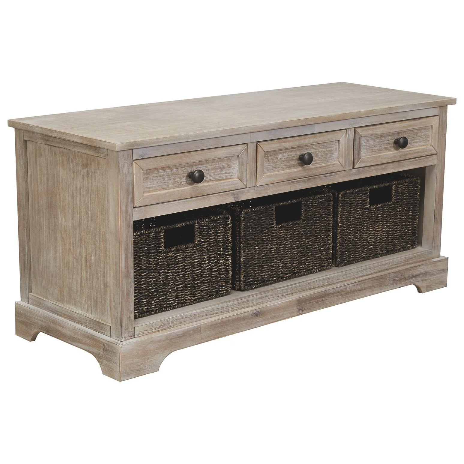 Oslember - Light Brown - Storage Bench