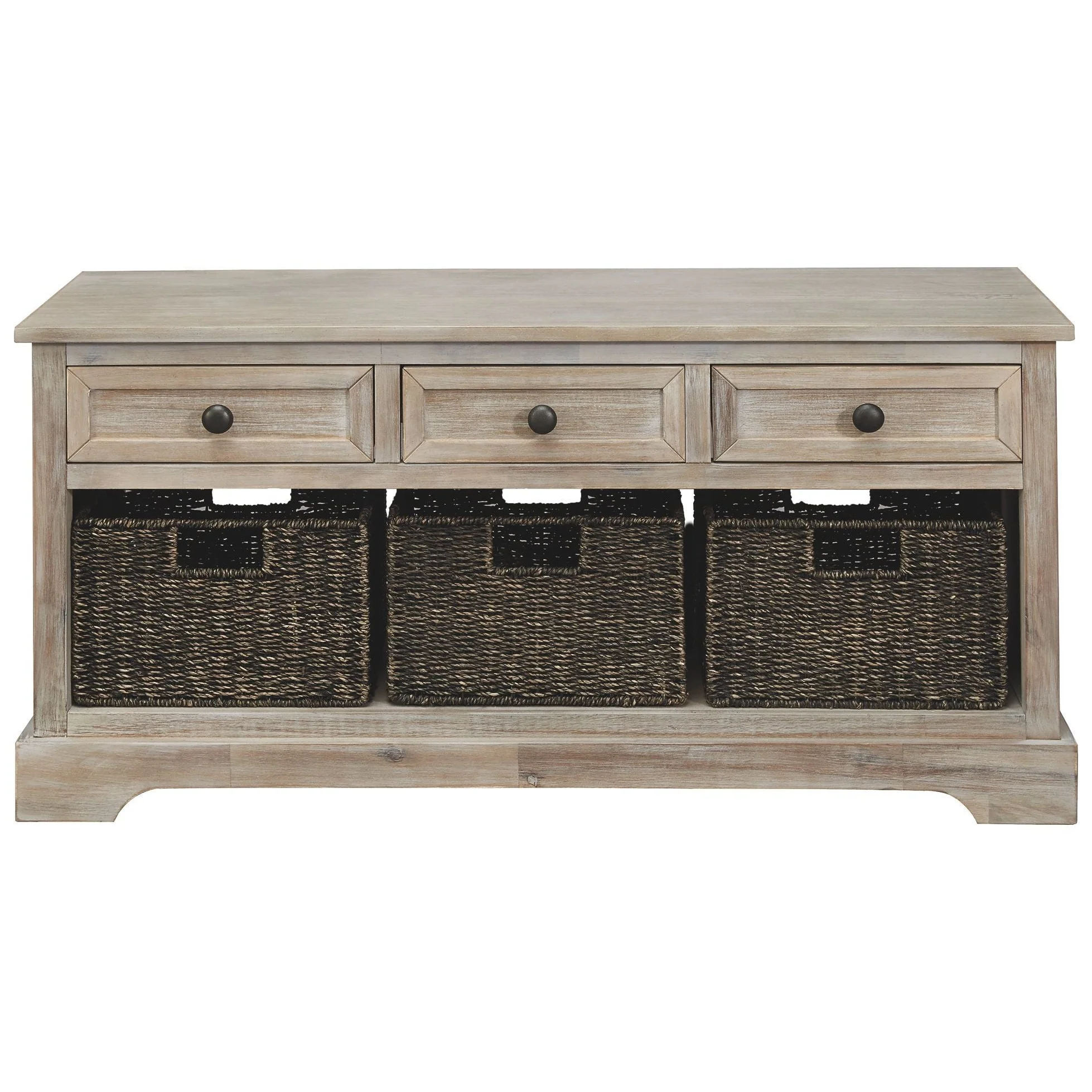 Oslember - Light Brown - Storage Bench - Image 6