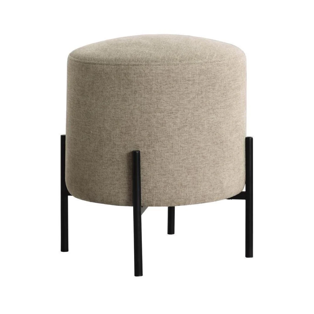 Ottoman - 18 - Fabric - Beige - Image 2