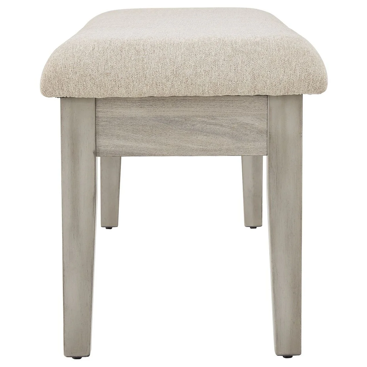 Parellen - Beige/gray - Upholstered Storage Bench - Image 5