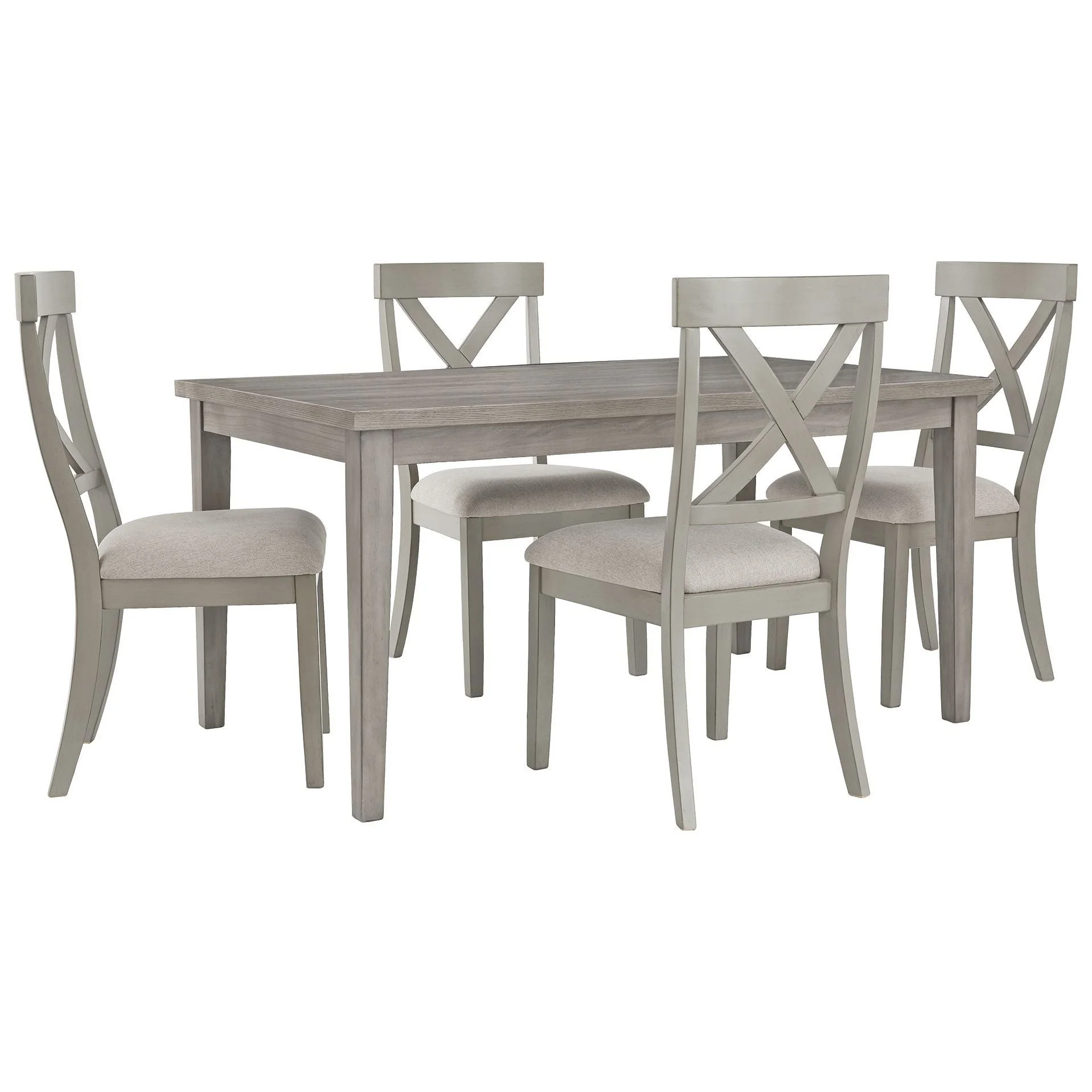 Parellen - Gray - Rectangular Dining Room Table - Image 6