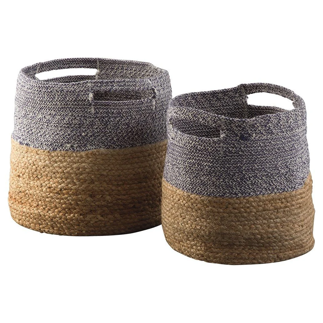 Parrish - Natural/blue - Basket Set (2/cn) - Image 3