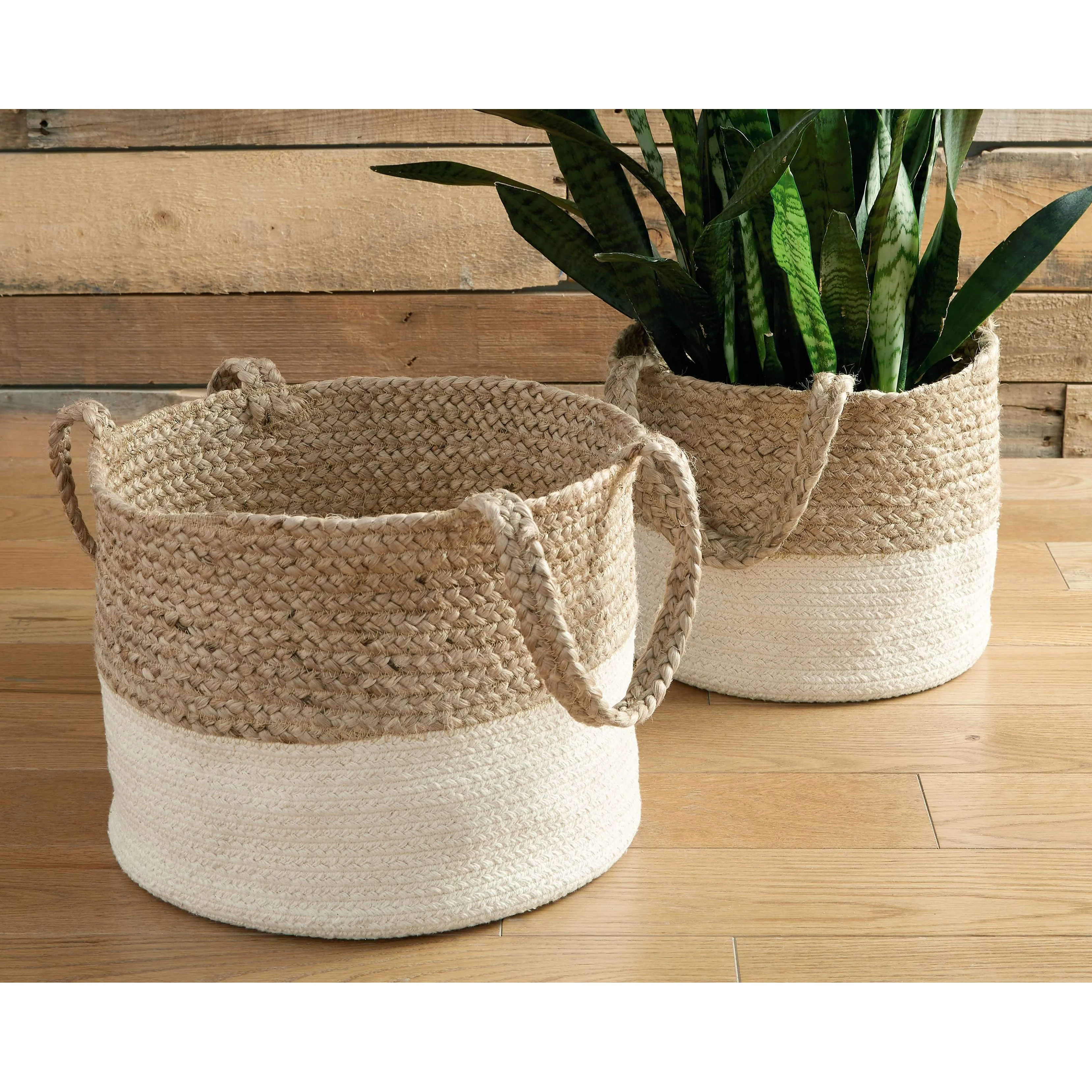 Parrish - Natural/white - Basket Set (2/cn) - Image 6