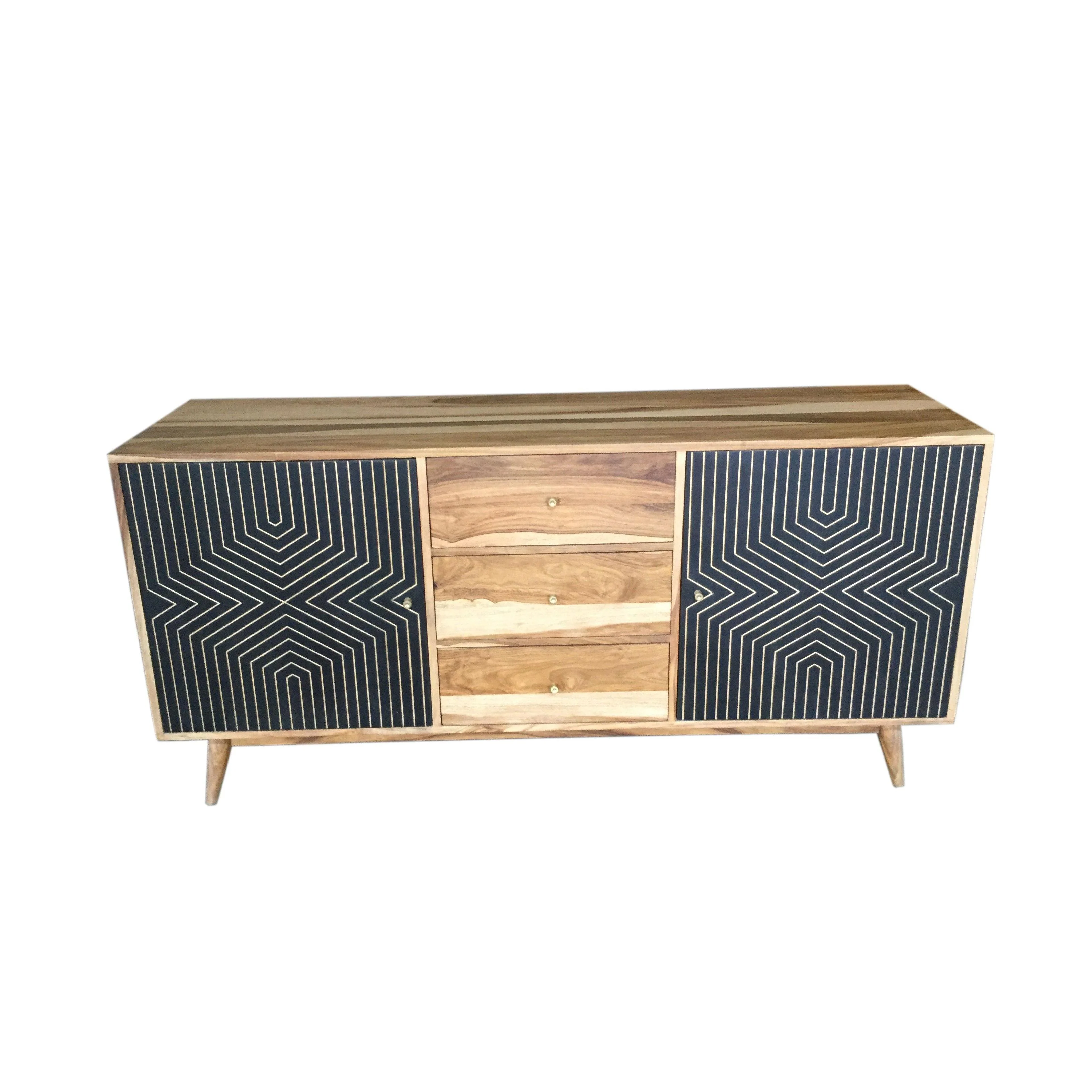 Partridge - Rectangular 2-door Server - Black - Image 2
