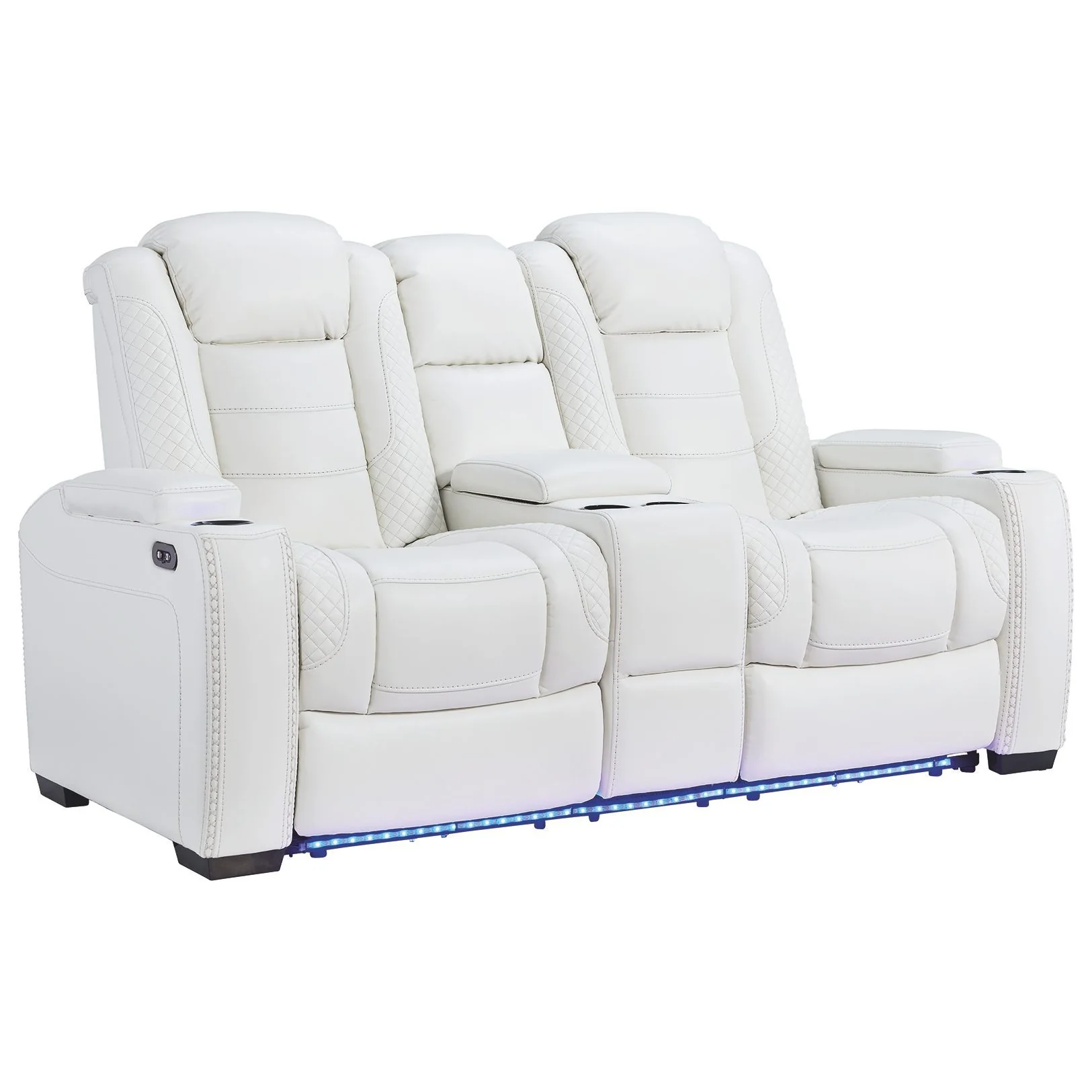 Party - White - Pwr Rec Loveseat/con/adj Hdrst - Image 16