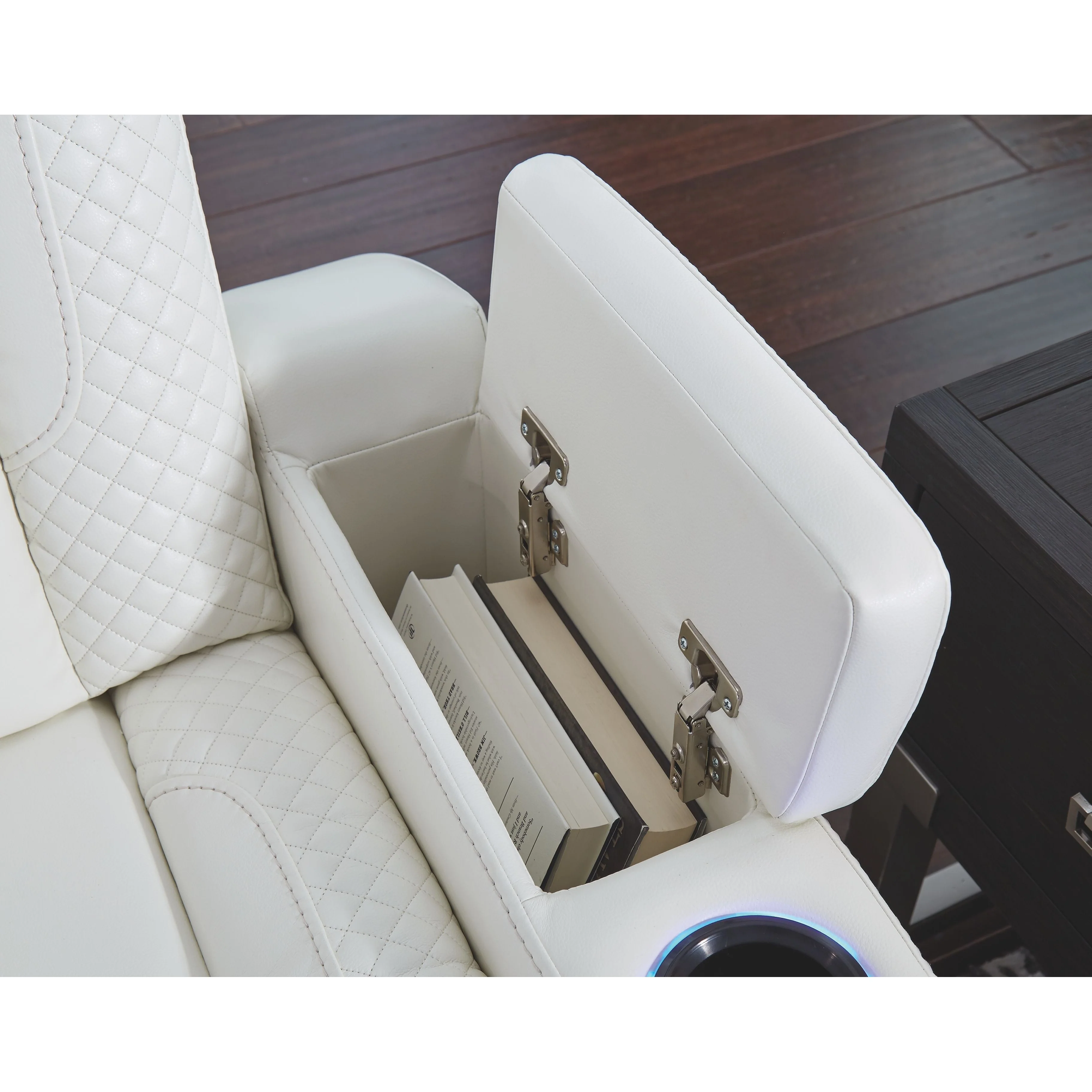 Party - White - Pwr Rec Sofa With Adj Headrest - Image 30