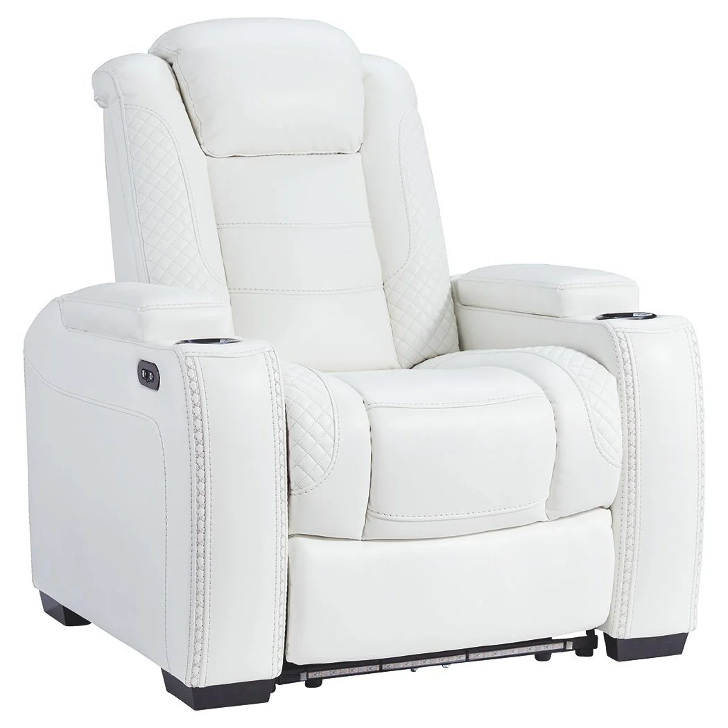 Party - White - Pwr Recliner/adj Headrest - Image 18