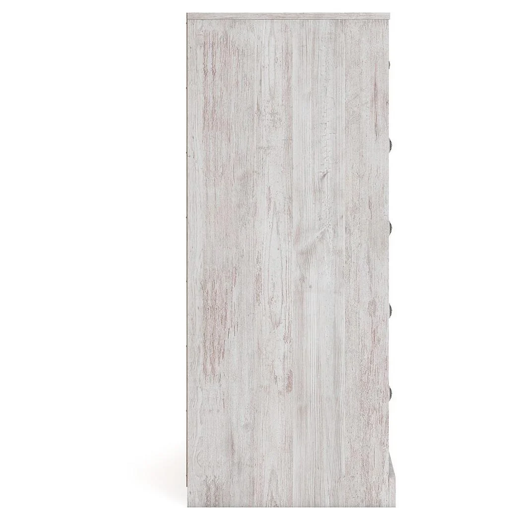 Paxberry - Whitewash - Five Drawer Chest - Image 5