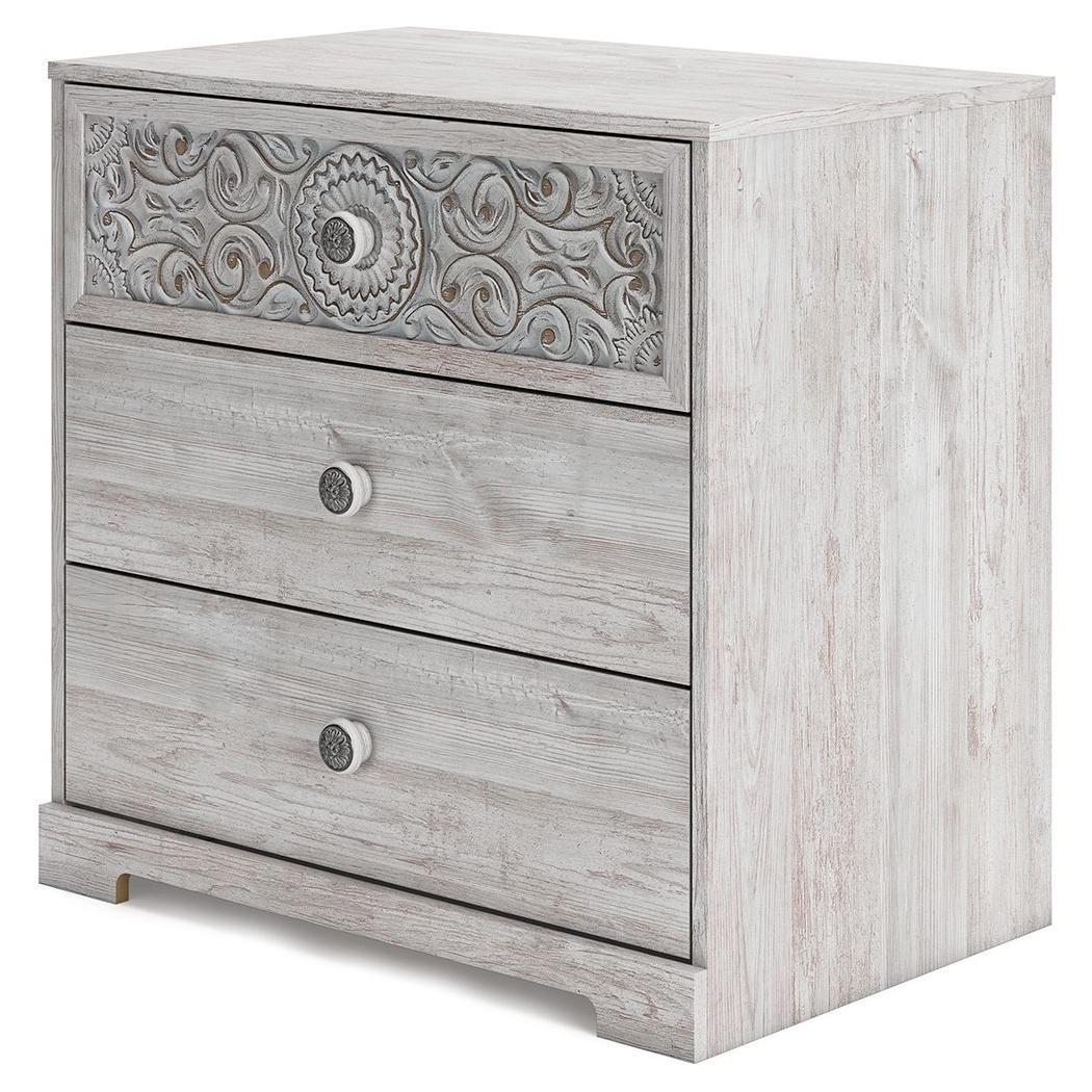 Paxberry - Whitewash - Three Drawer Chest - Image 15