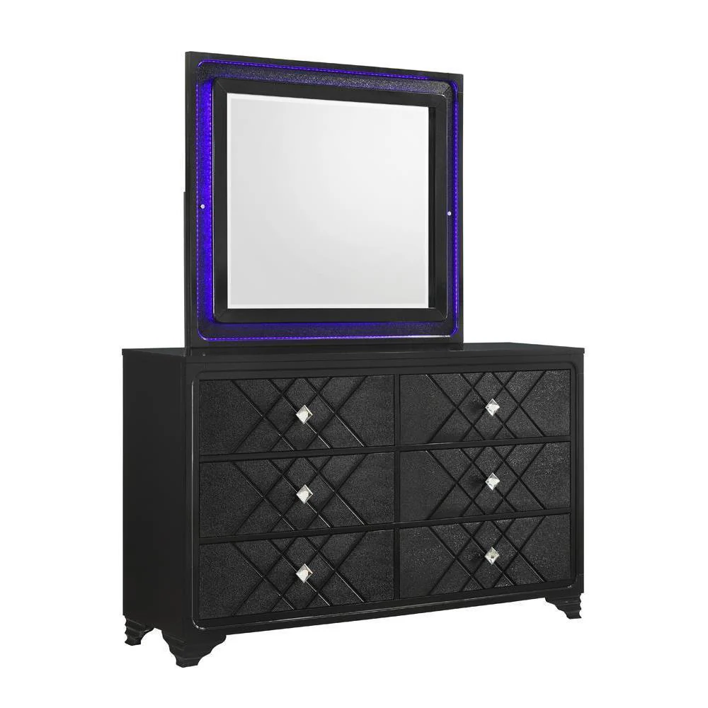 Penelope - 6-drawer Dresser - Black - Image 3