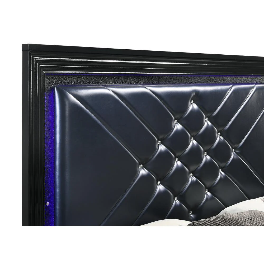 Penelope - Eastern King Bed - Black - Image 2