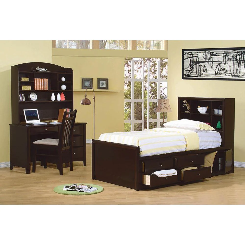 Phoenix - Twin Bed - Brown