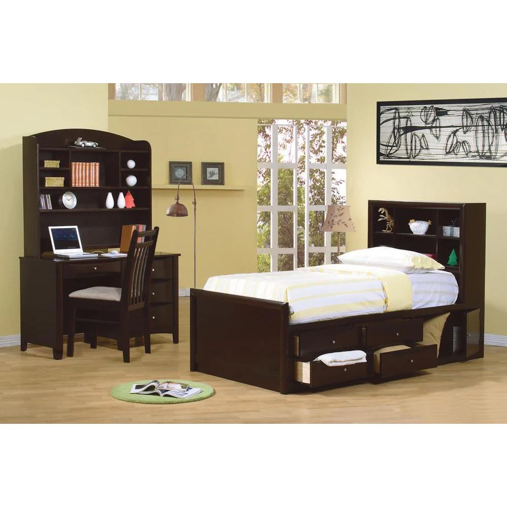 Phoenix - Twin Bed - Brown - Image 2