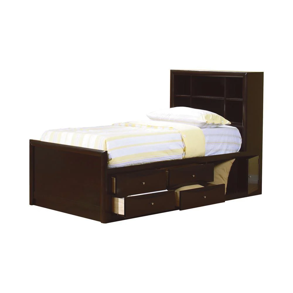 Phoenix - Twin Bed - Brown - Image 3