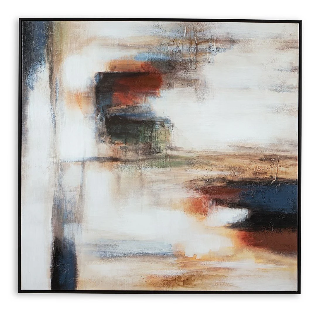 Pigeonford - White / Teal / Gold - Wall Art - Image 4