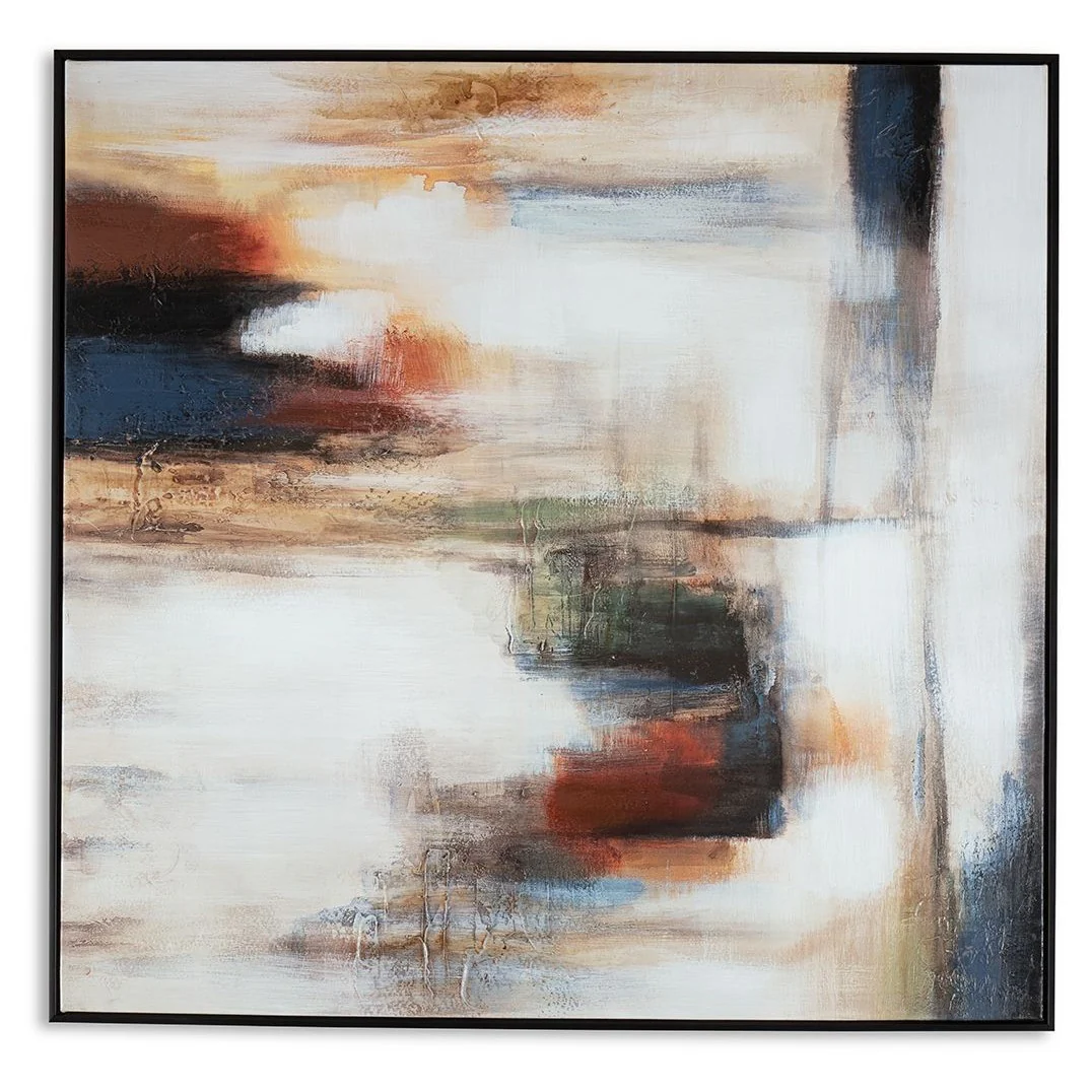 Pigeonford - White / Teal / Gold - Wall Art - Image 6