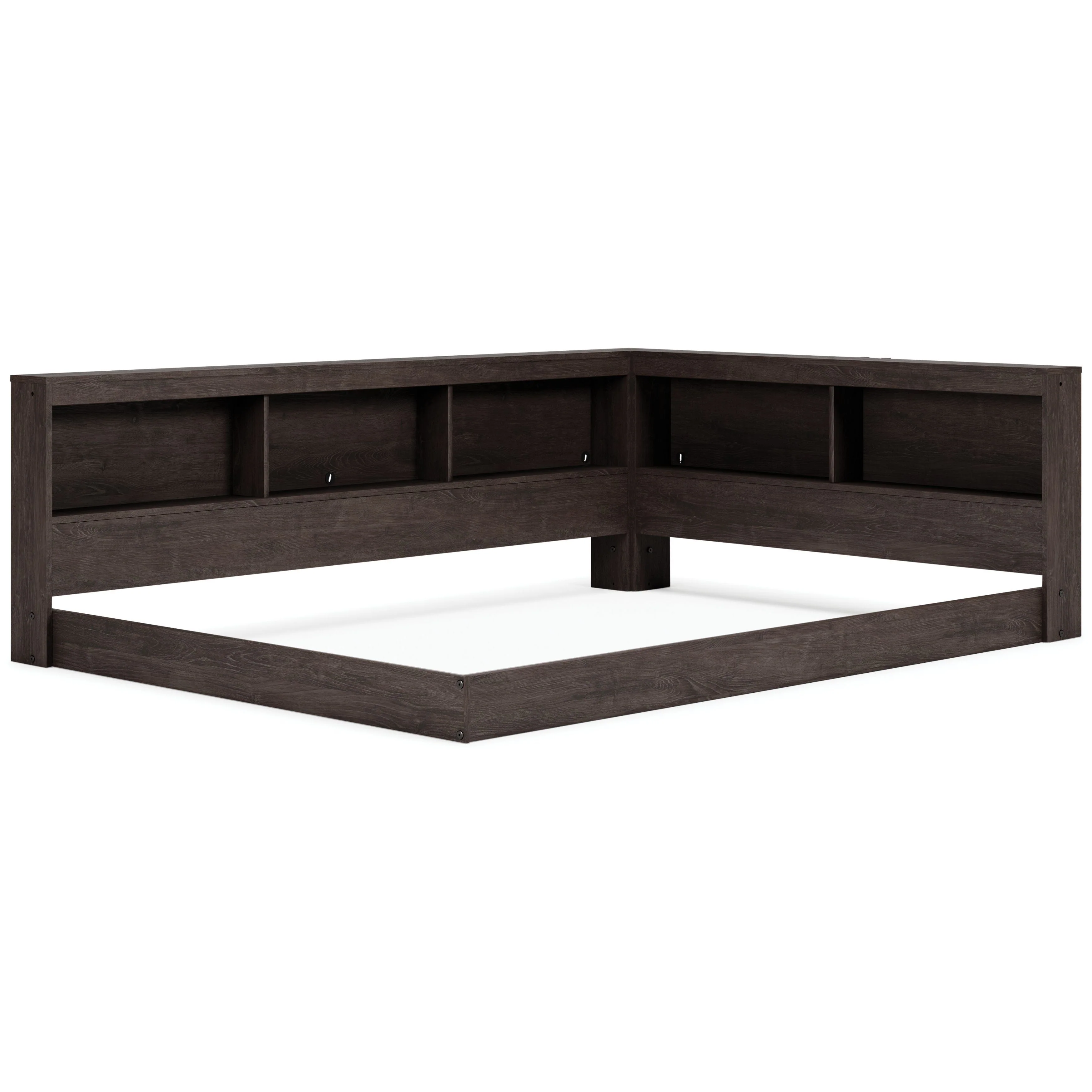 Piperton - Black - Full Bookcase Storage Bed - Image 3
