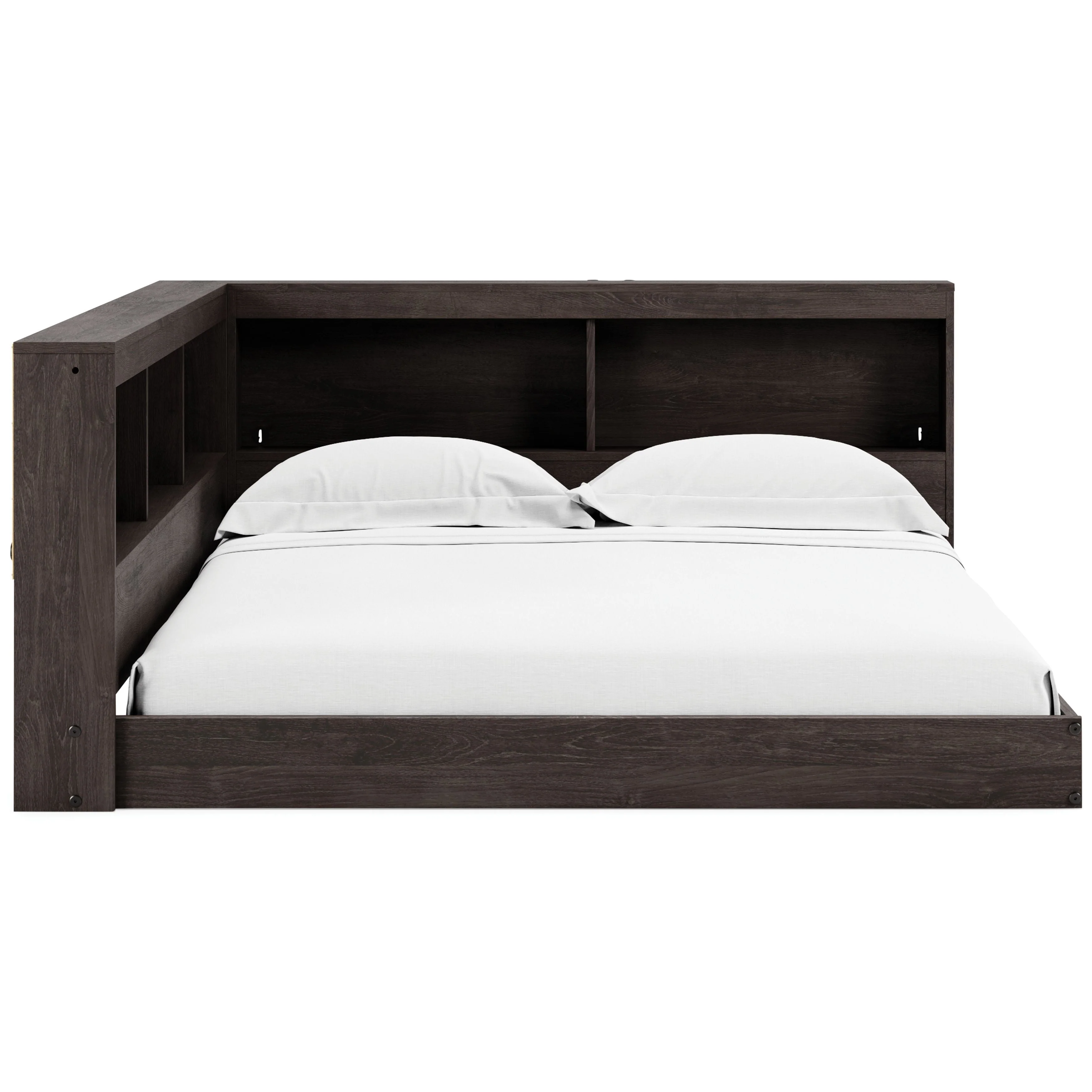 Piperton - Black - Full Bookcase Storage Bed - Image 4