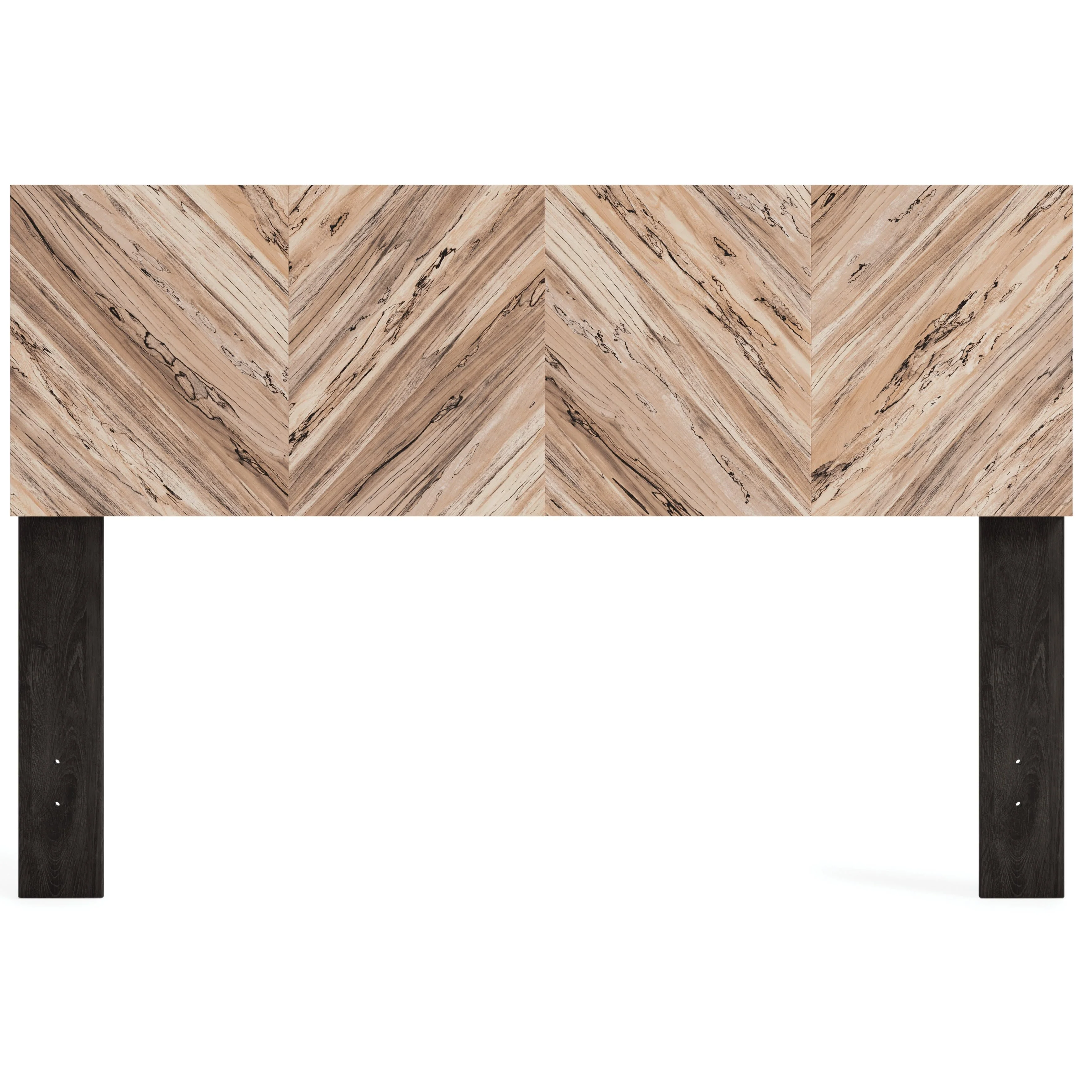Piperton - Brown / Black - Queen Panel Headboard - Image 2