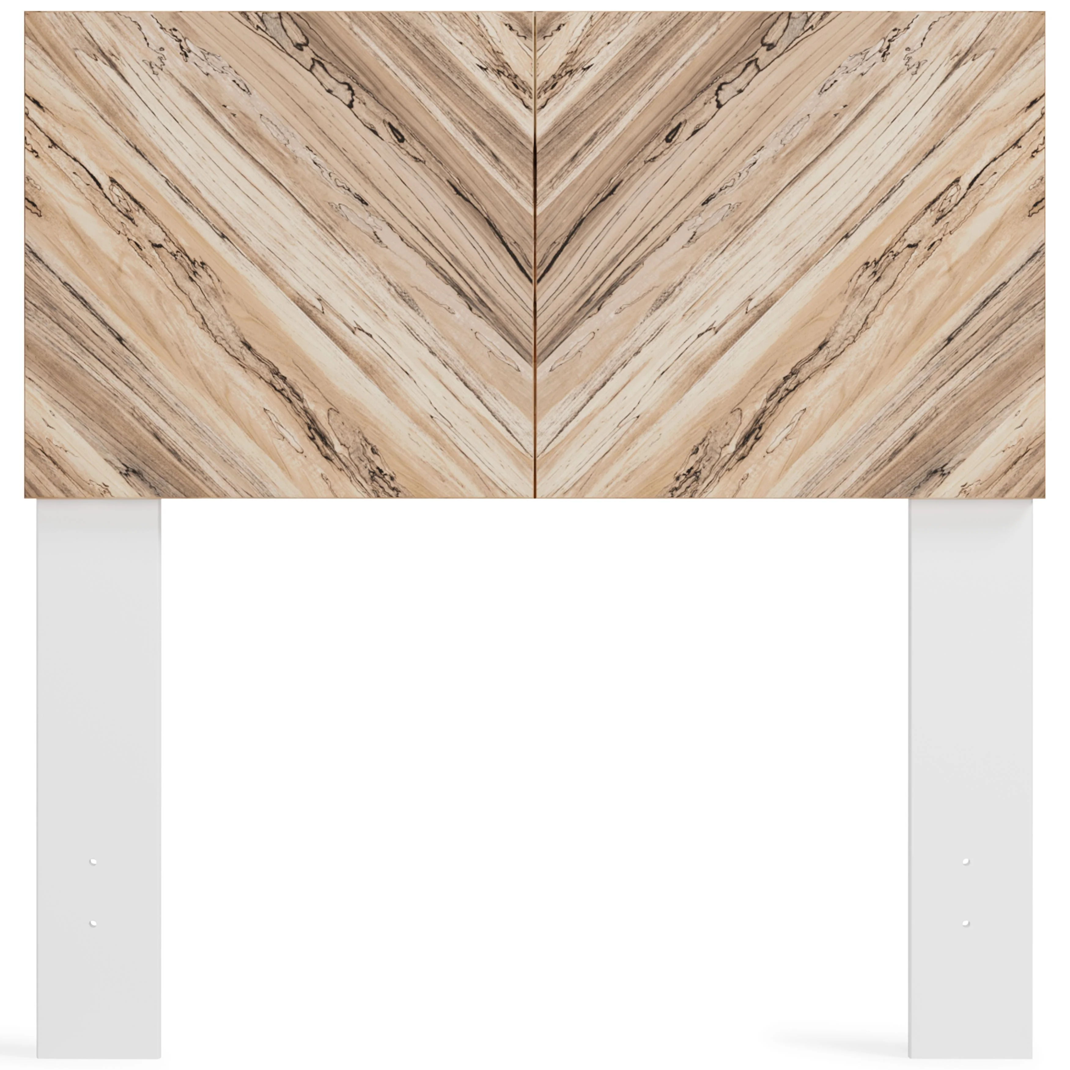 Piperton - Brown / White - Twin Panel Headboard - Image 2