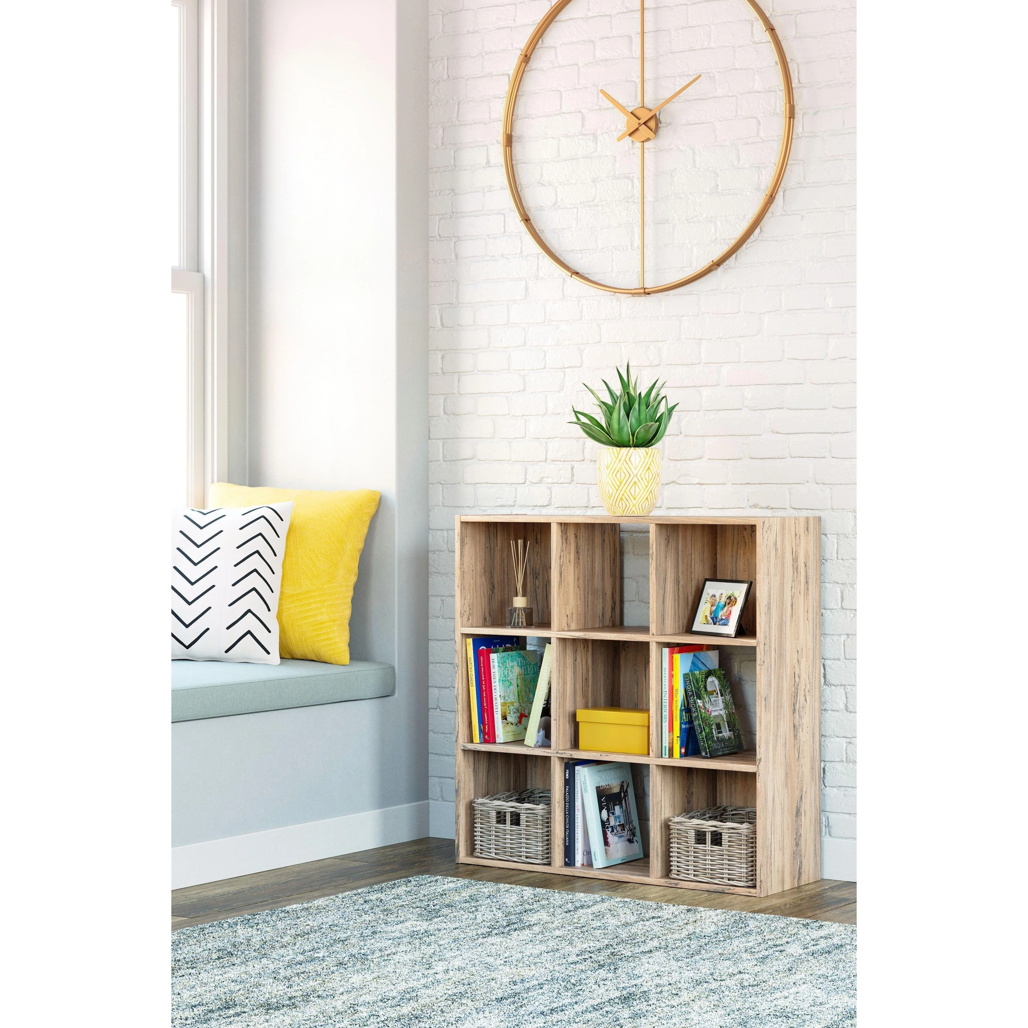 Piperton - Natural - Nine Cube Organizer - Image 11