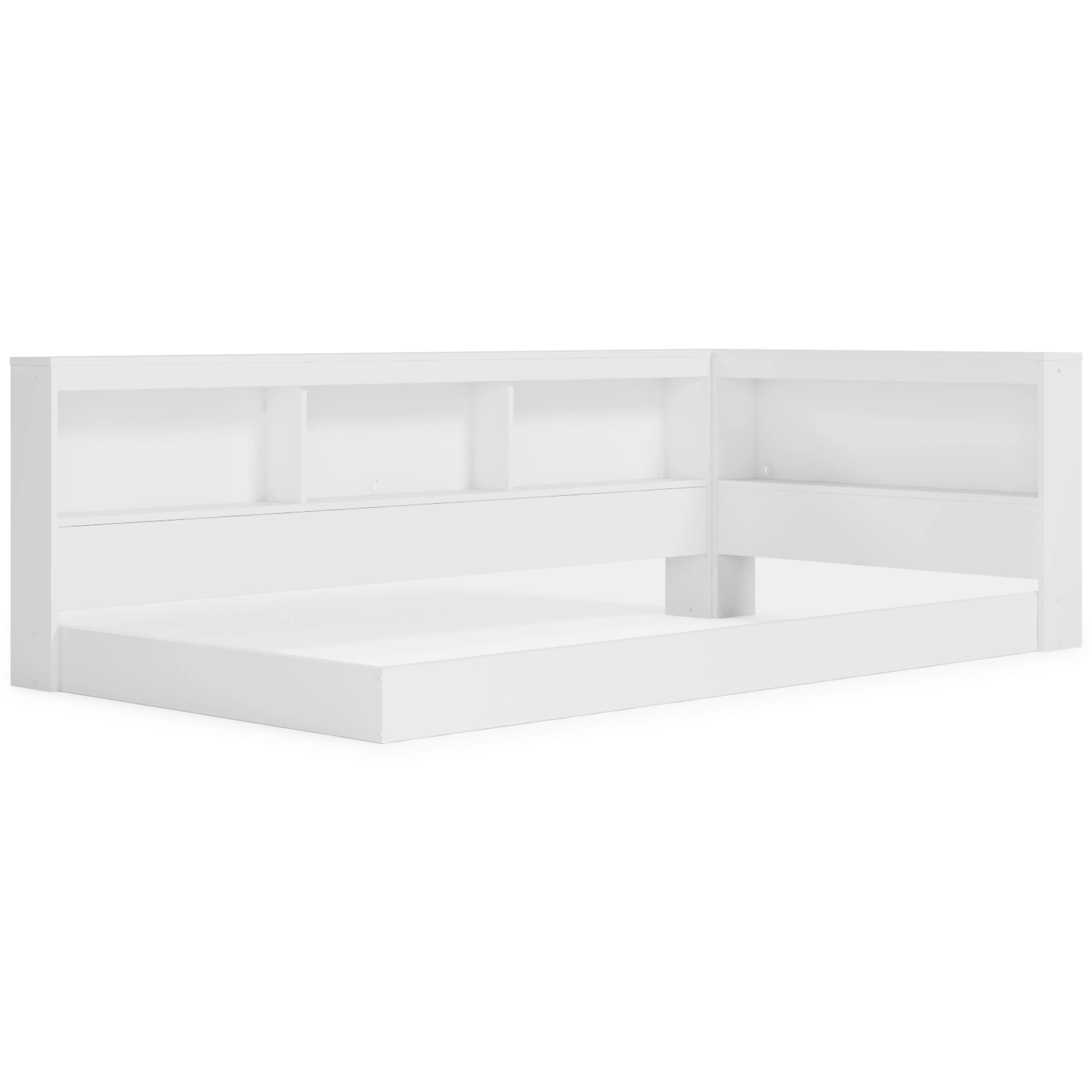 Piperton - White - Twin Bookcase Storage Bed - Image 2