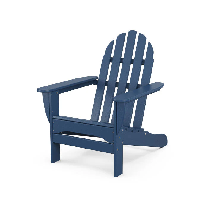 Polywood Classic Adirondack Chair in Navy - Image 3