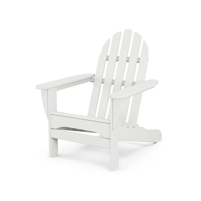 Polywood Classic Adirondack Chair in White