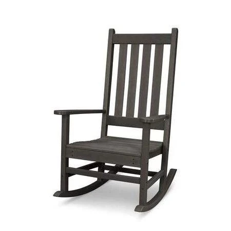 Polywood Vineyard Porch Rocking Chair in Vintage Coffee
