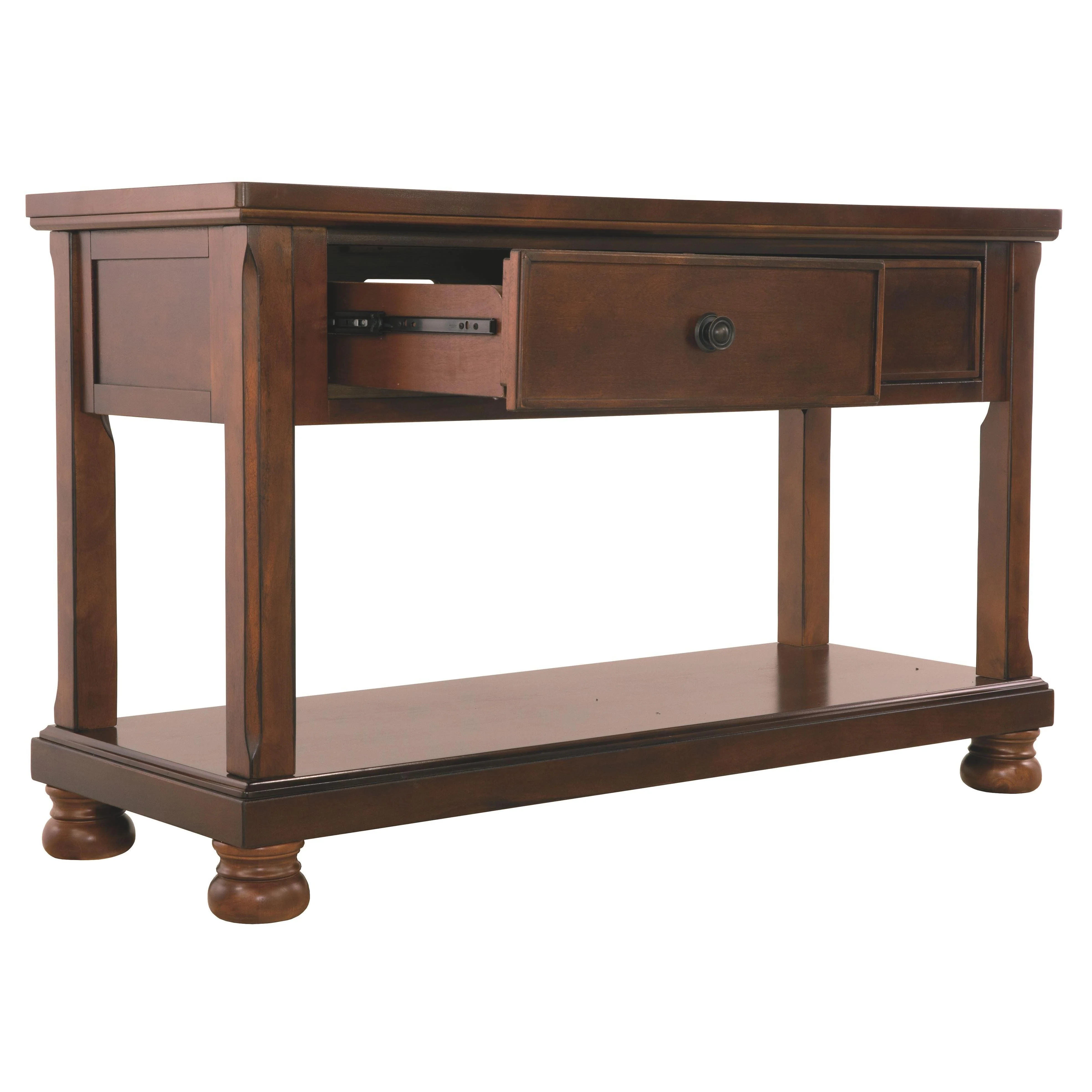 Porter - Rustic Brown - Console Sofa Table - Image 15