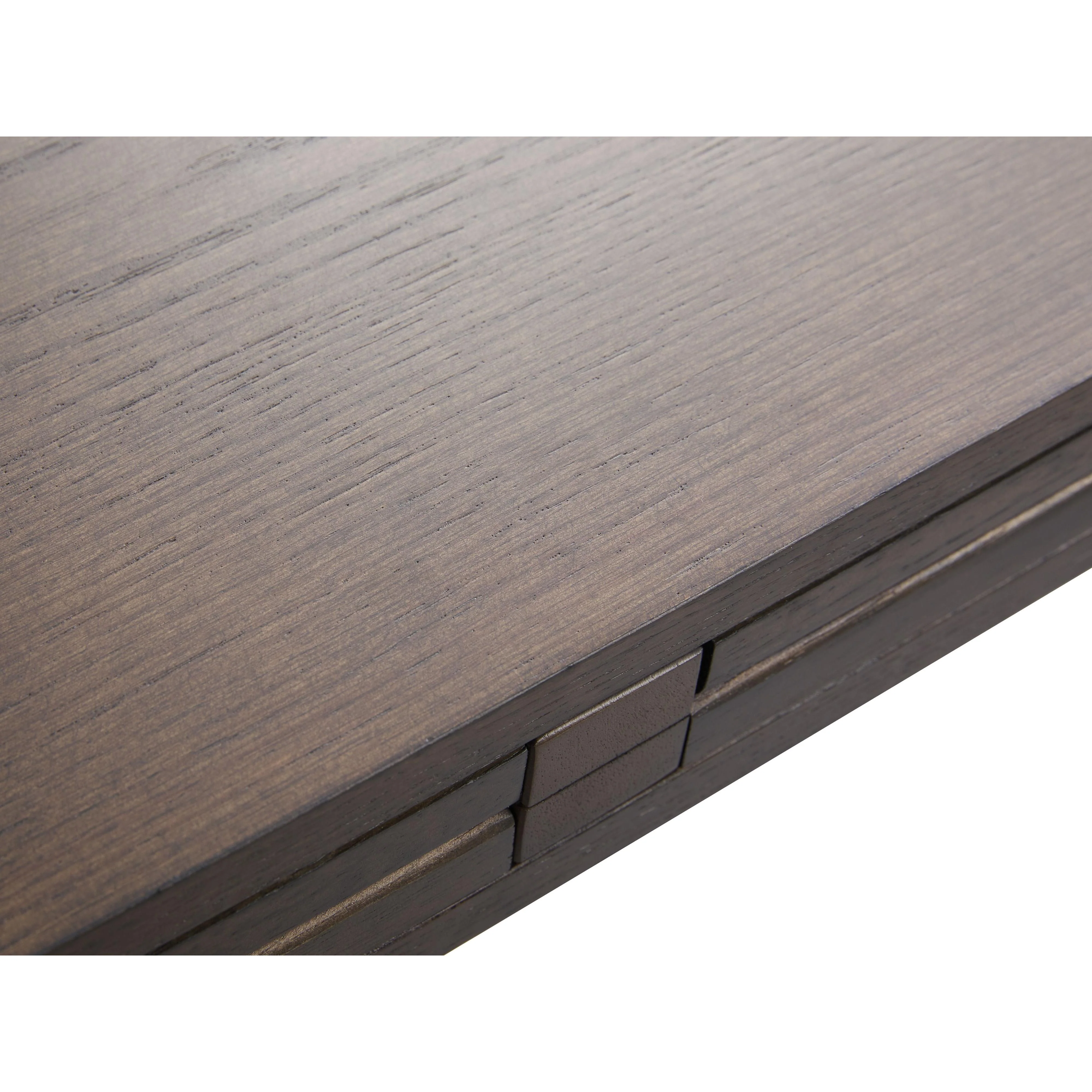 Postenbrook - White/brown - Round Drop Leaf Counter Table - Image 7